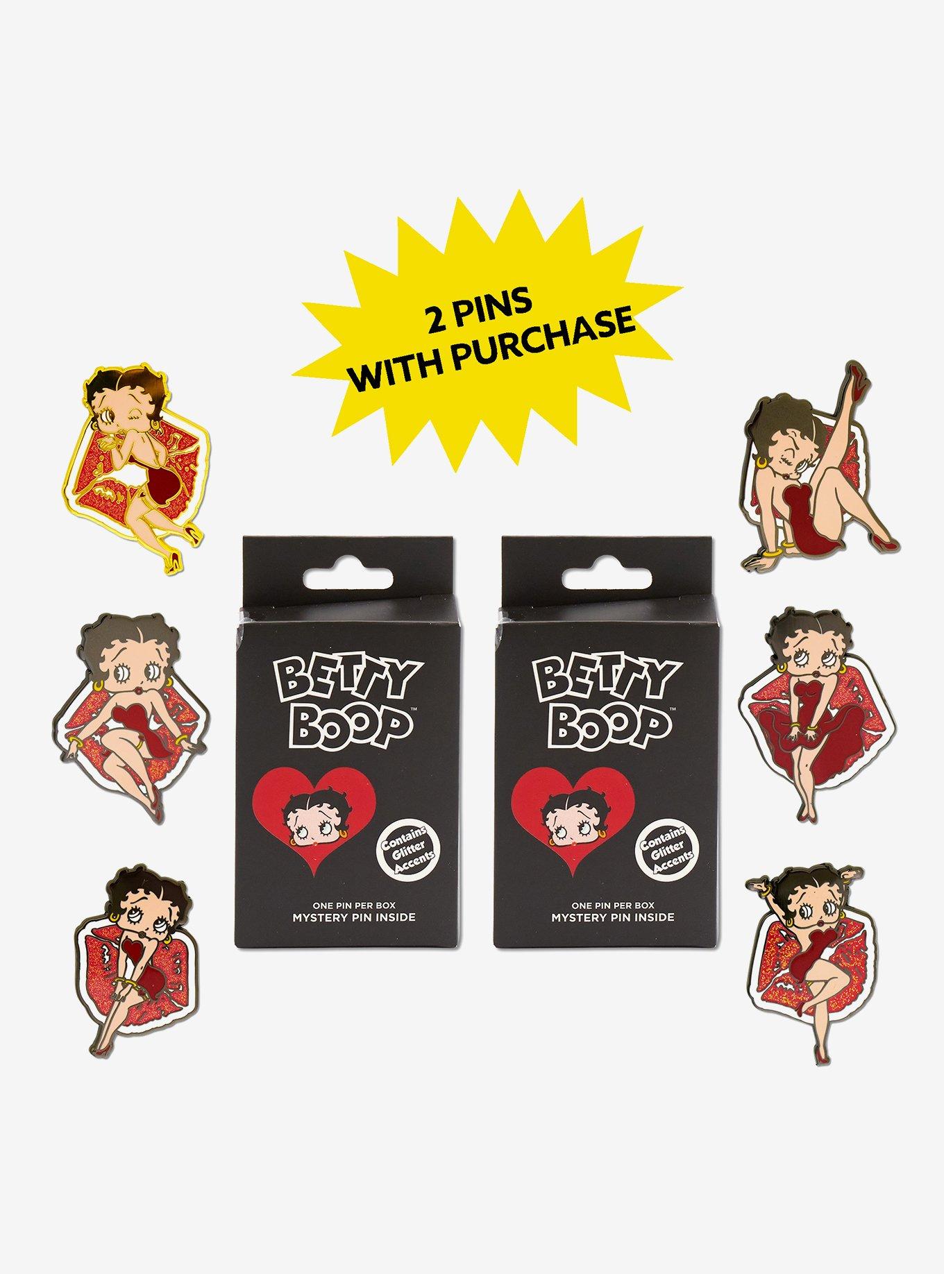 Betty Boop Mystery Enamel Pin Blind Box Series 2 Pack, , hi-res