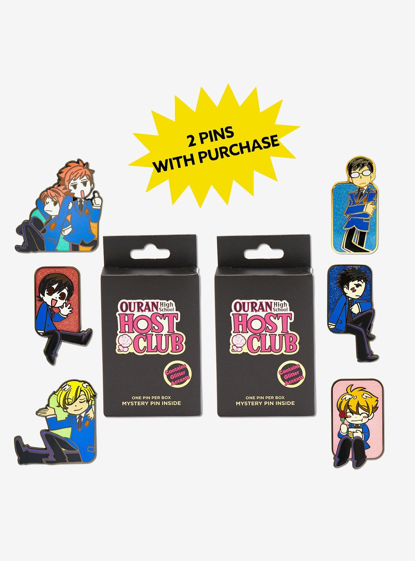 Ouran High School Host Club Mystery Enamel Pin Blind Box Series 2 Pack, , hi-res