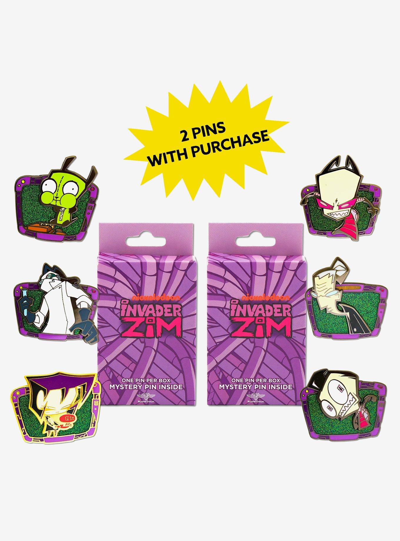 Invader Zim TV Frame Mystery Enamel Pin Blind Box Series 2 Pack, , hi-res