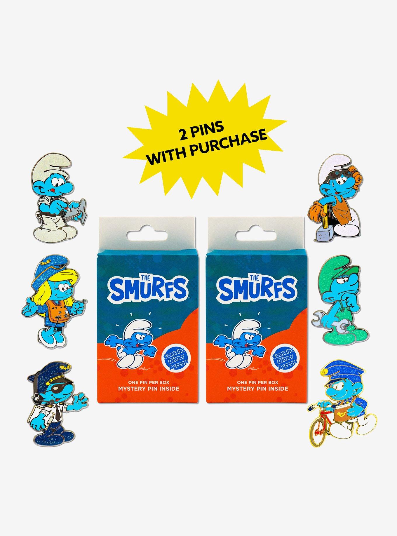 The Smurfs Working Mystery Enamel Pin Blind Box Series 2 Pack, , hi-res