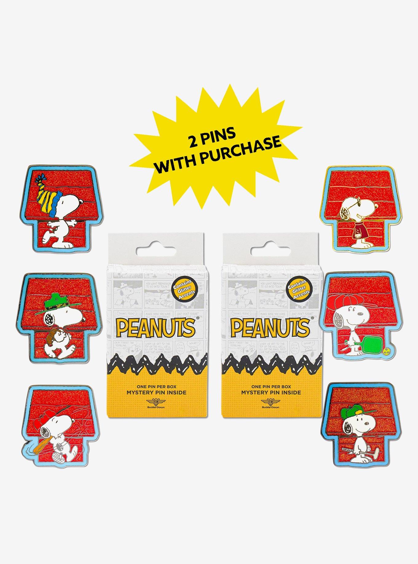 Peanuts Snoopy Dog House Mystery Enamel Pin Blind Box Series 2 Pack, , hi-res