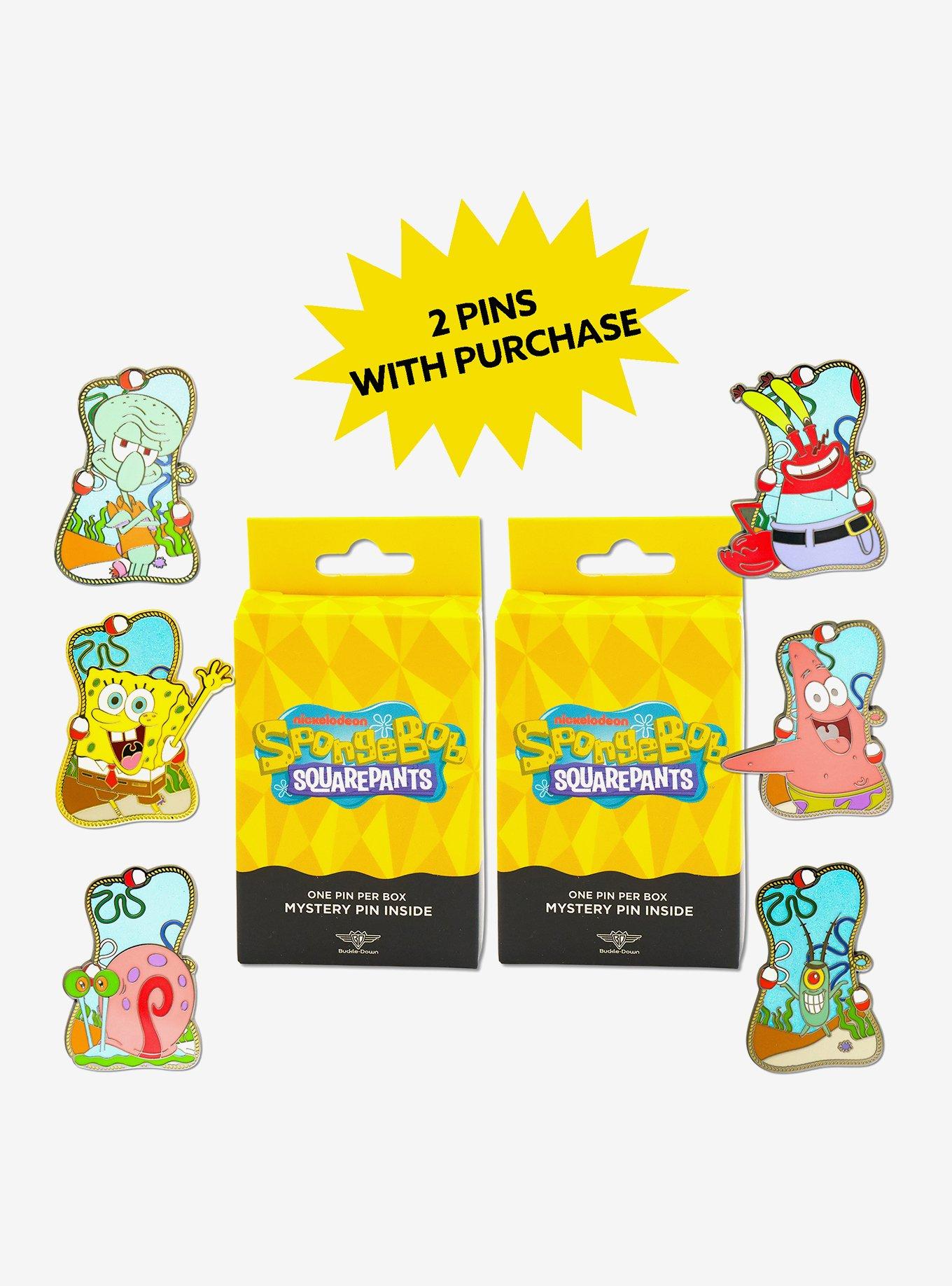 SpongeBob SquarePants Buoy Portrait Mystery Enamel Pin Blind Box Series 2 Pack, , hi-res