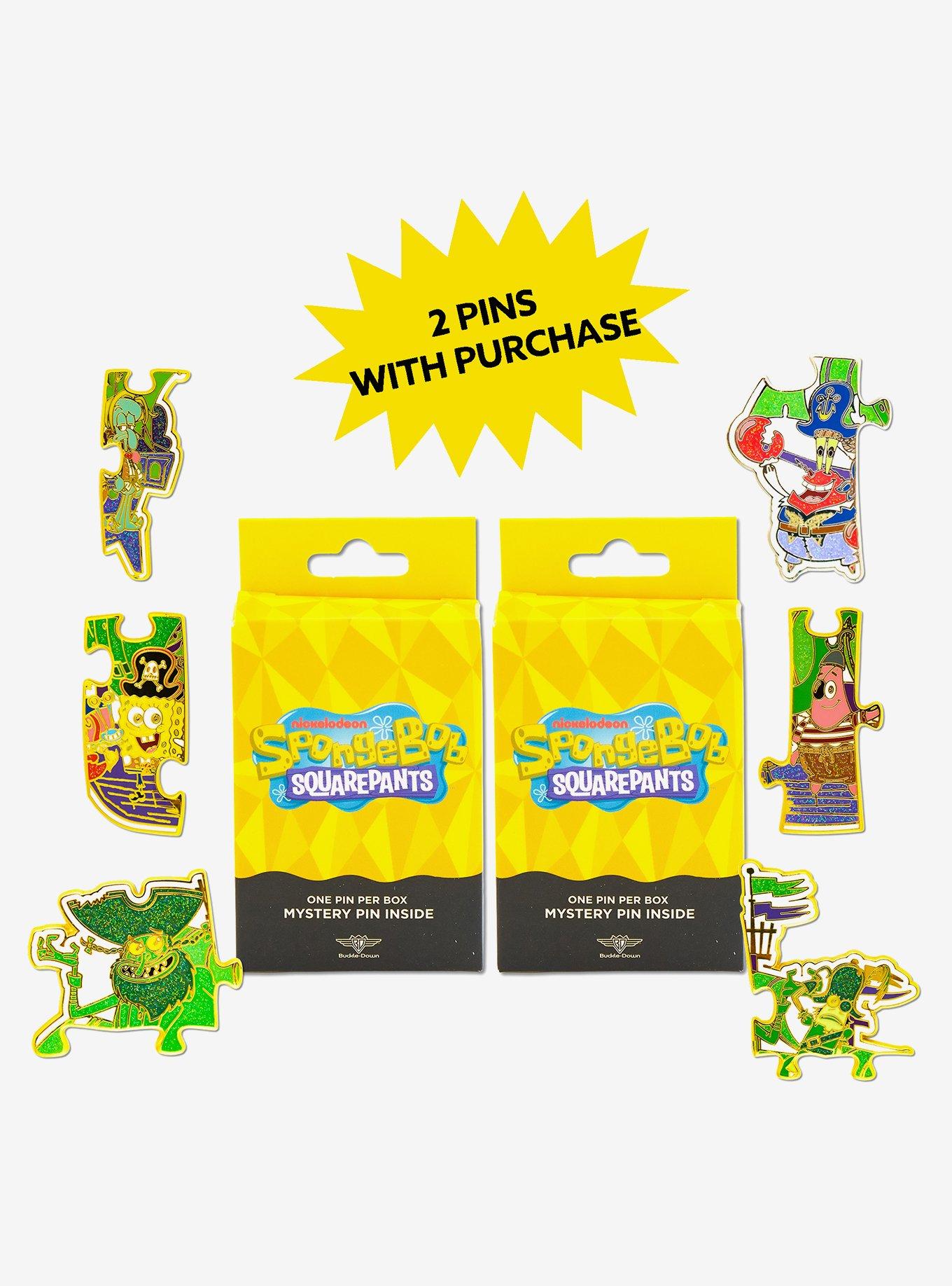 SpongeBob SquarePants Flying Dutchman Puzzle Mystery Enamel Pin Blind Box Series 2 Pack, , hi-res