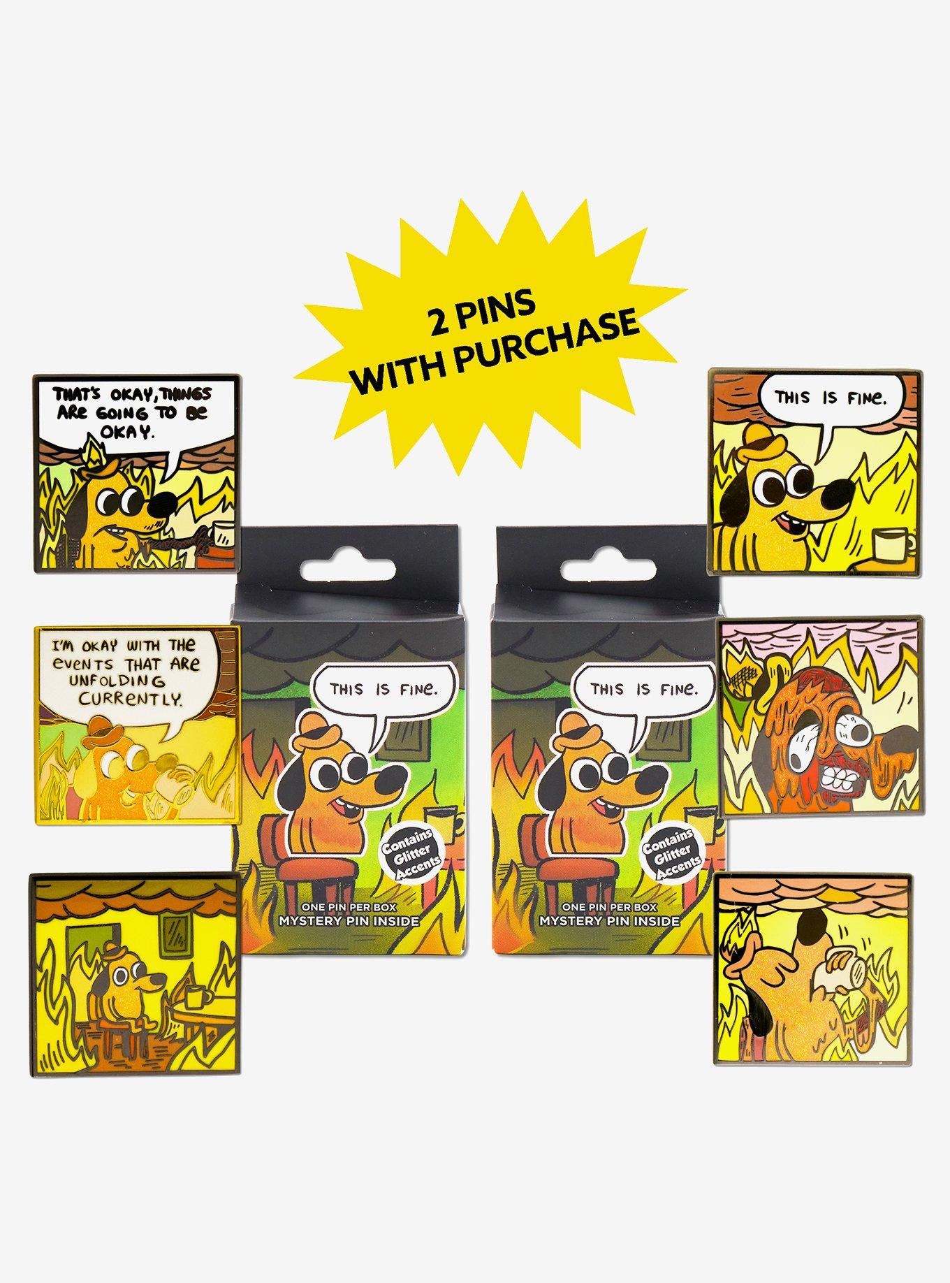 This is Fine Mystery Enamel Pin Blind Box Series 2 Pack, , hi-res