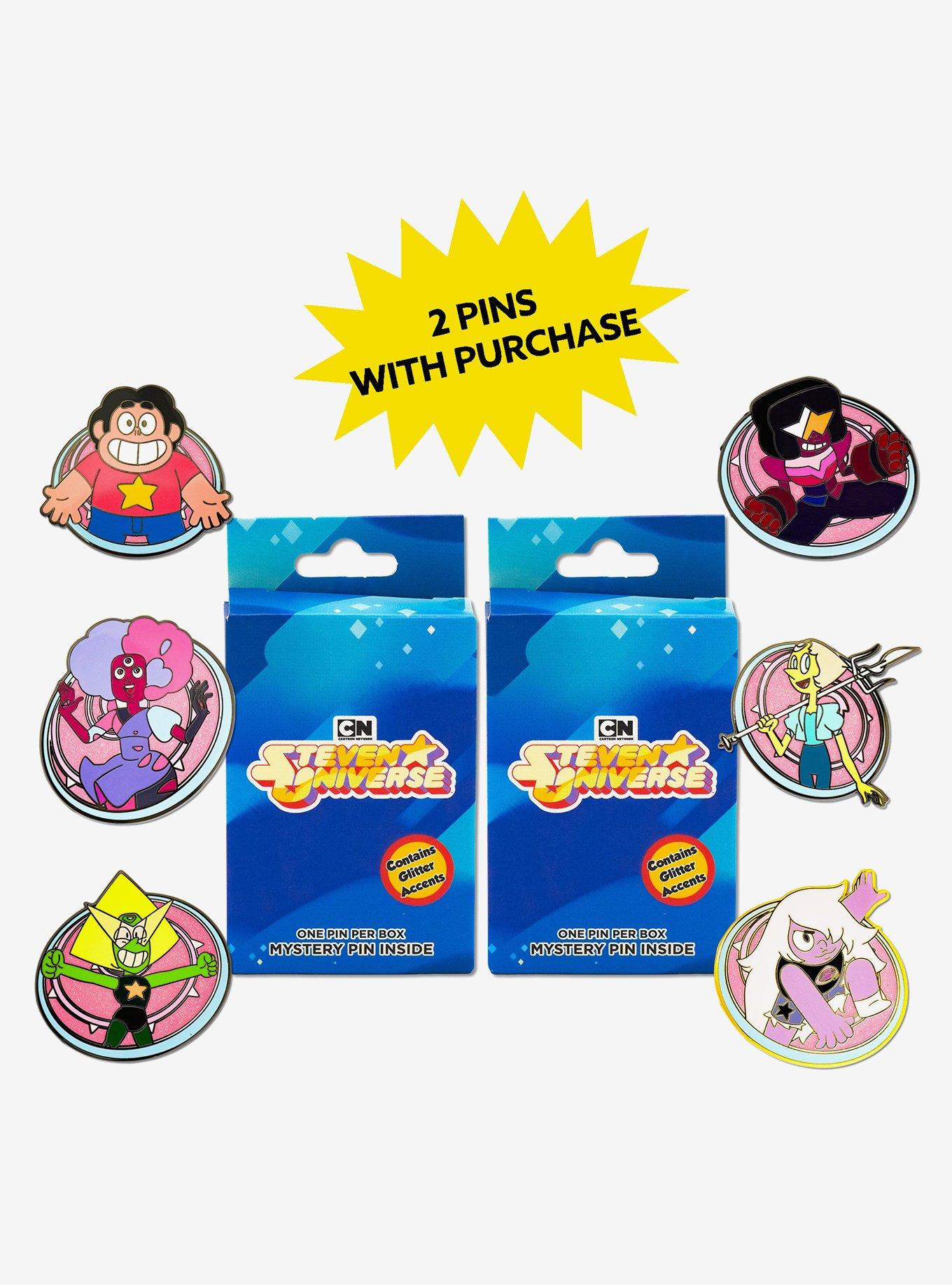 Steven Universe Shield Poses Mystery Enamel Pin Blind Box Series 2 Pack, , hi-res