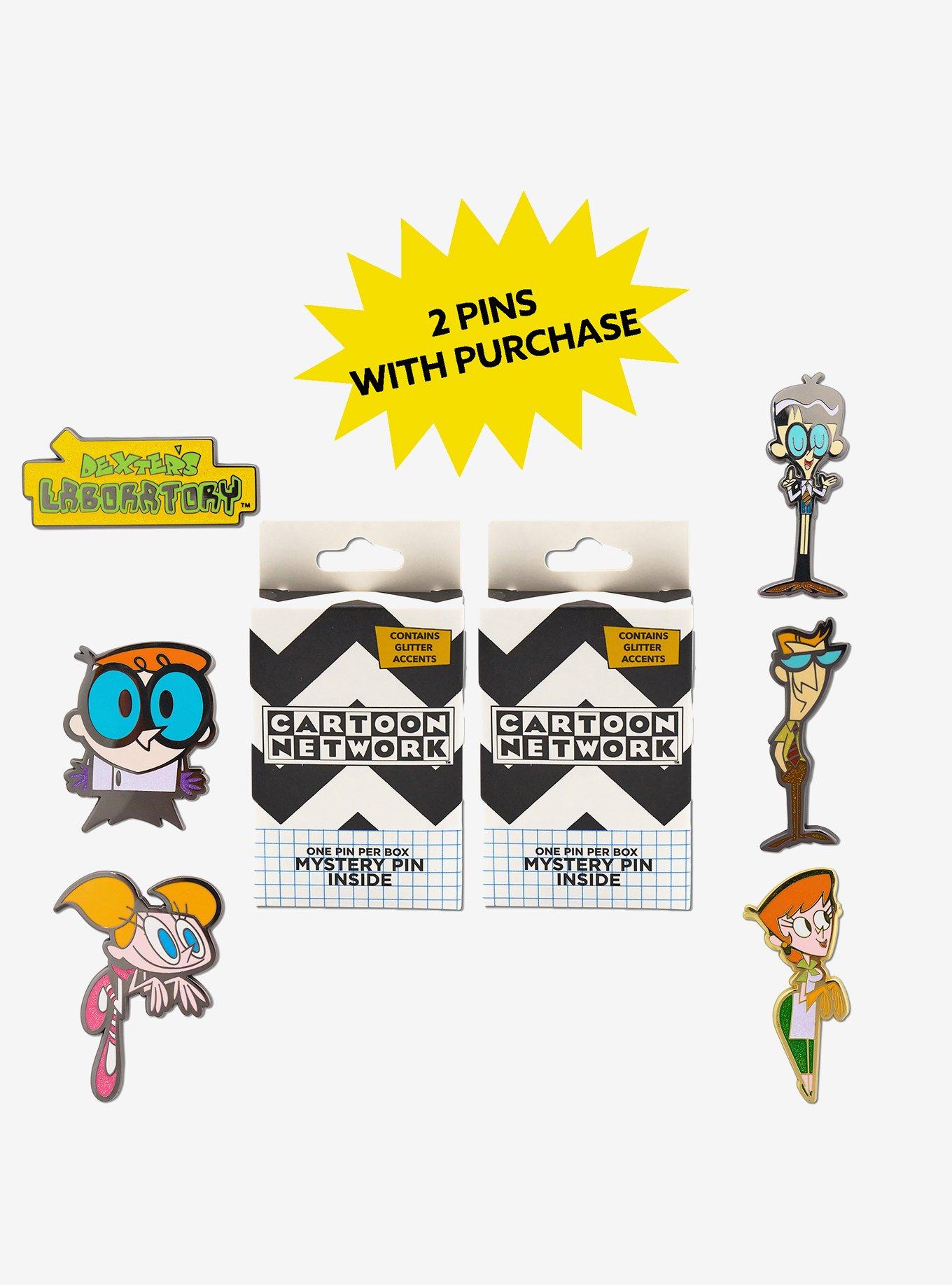 Dexter's Laboratory Mystery Enamel Pin Blind Box Series 2 Pack, , hi-res