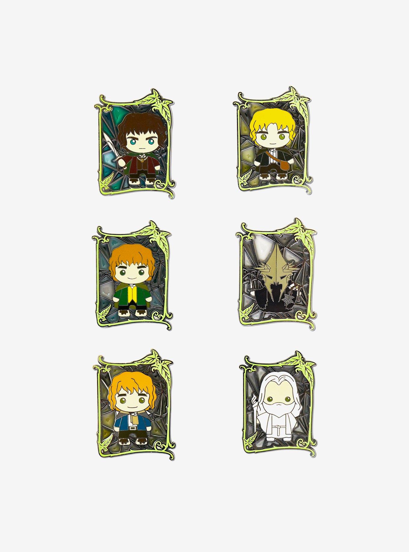 The Lord of the Rings Stained Glass Mystery Enamel Pin Blind Box Series, , hi-res