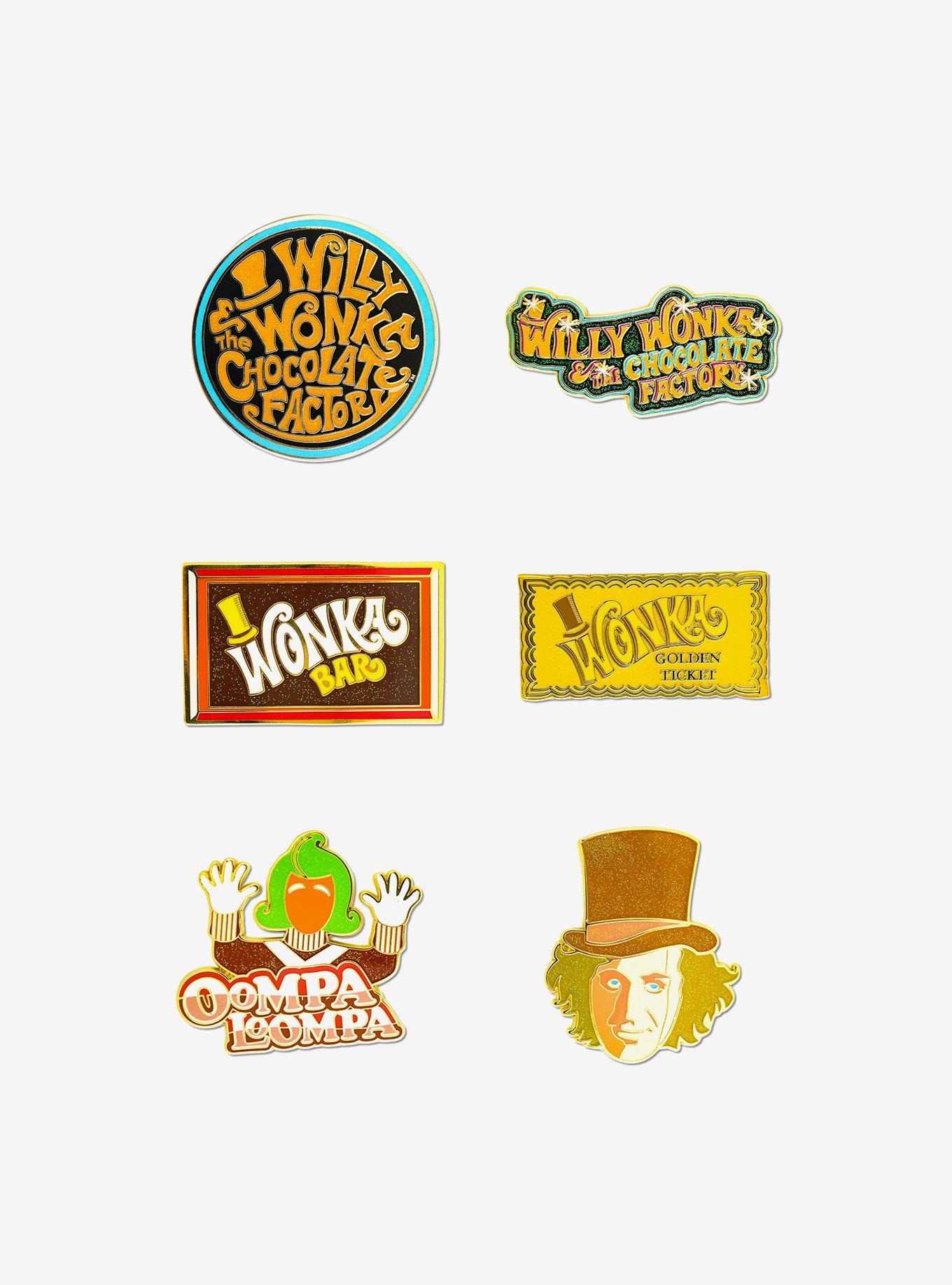 Willy Wonka and the Chocolate Factory Mystery Enamel Pin Blind Box Series, , hi-res