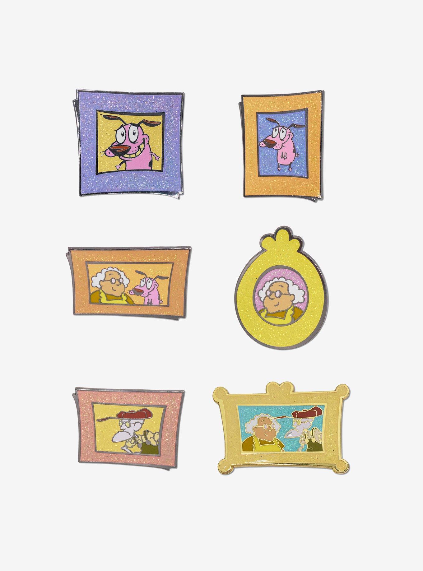 Courage the Cowardly Dog Mystery Enamel Pin Blind Box Portrait Series, , hi-res