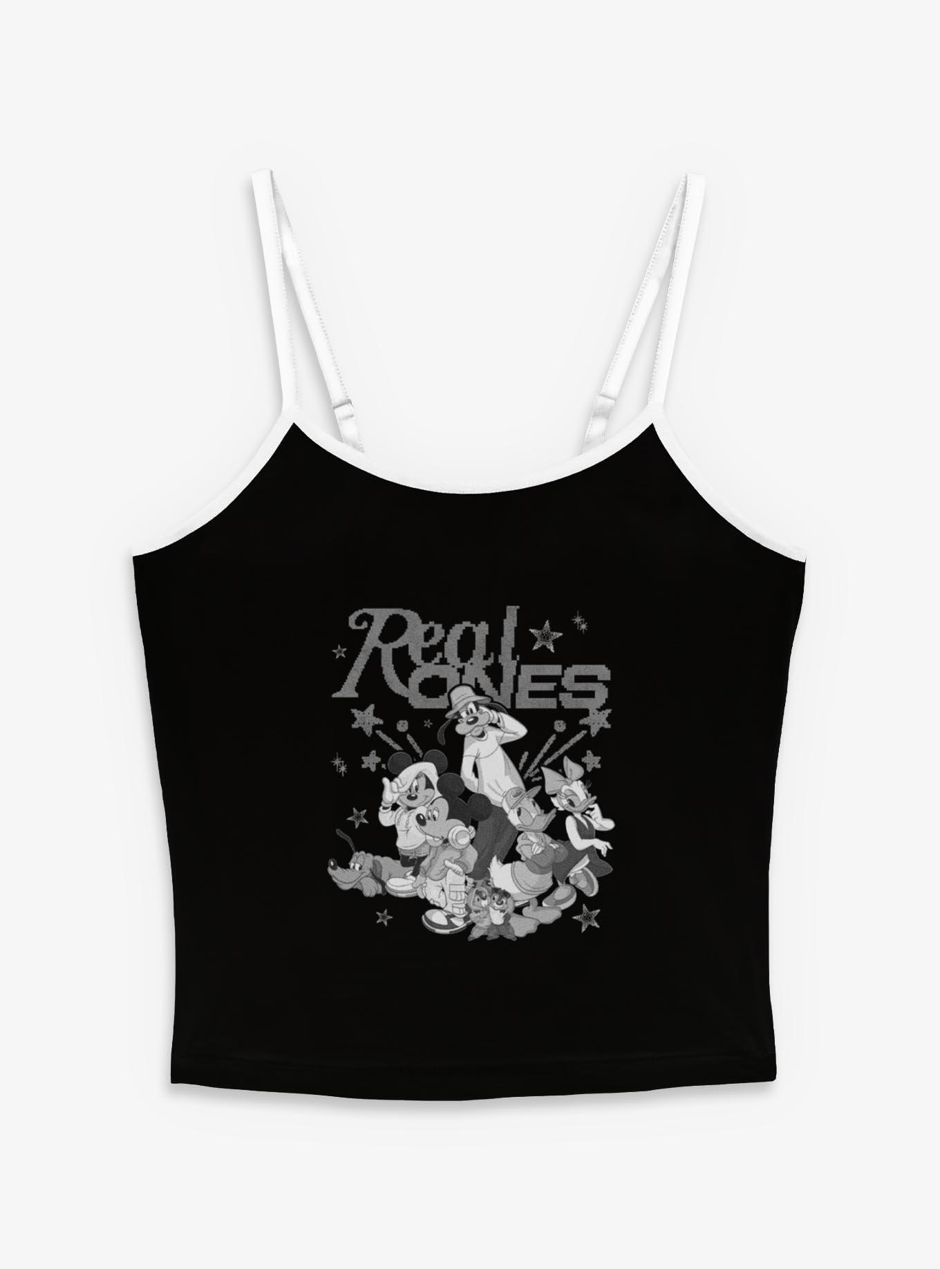 Disney Mickey Mouse Real Ones Womens Cami BoxLunch Exclusive, BLACK, hi-res view 1