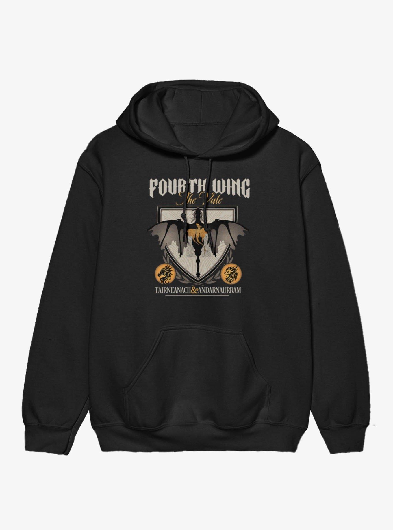 Fourth Wing The Empyrean Vale Dragon Crest Hoodie