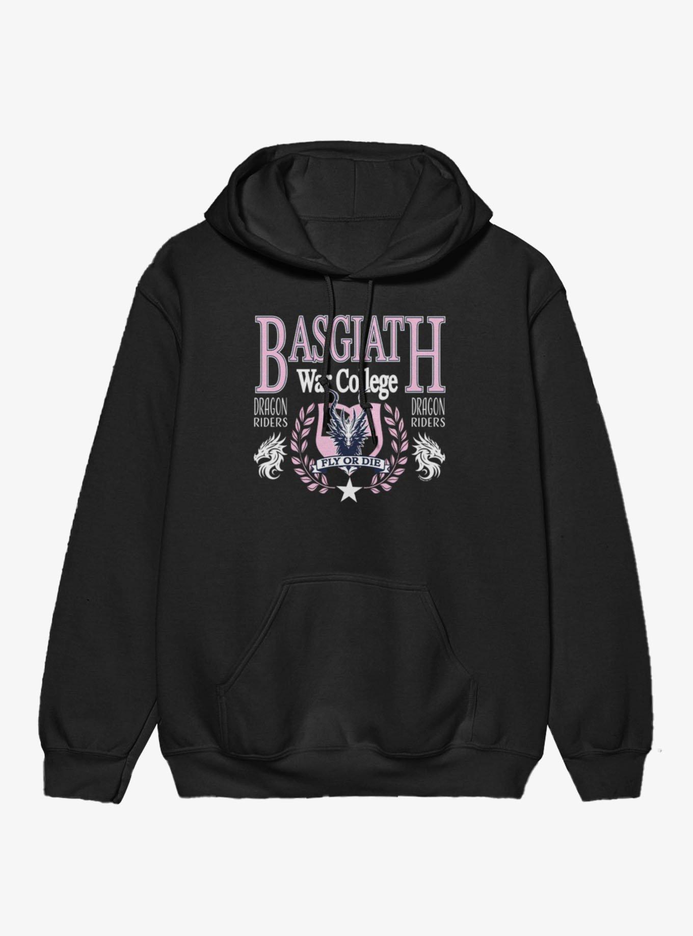Fourth Wing The Empyrean Fly Or Die Pink Text Hoodie, , hi-res