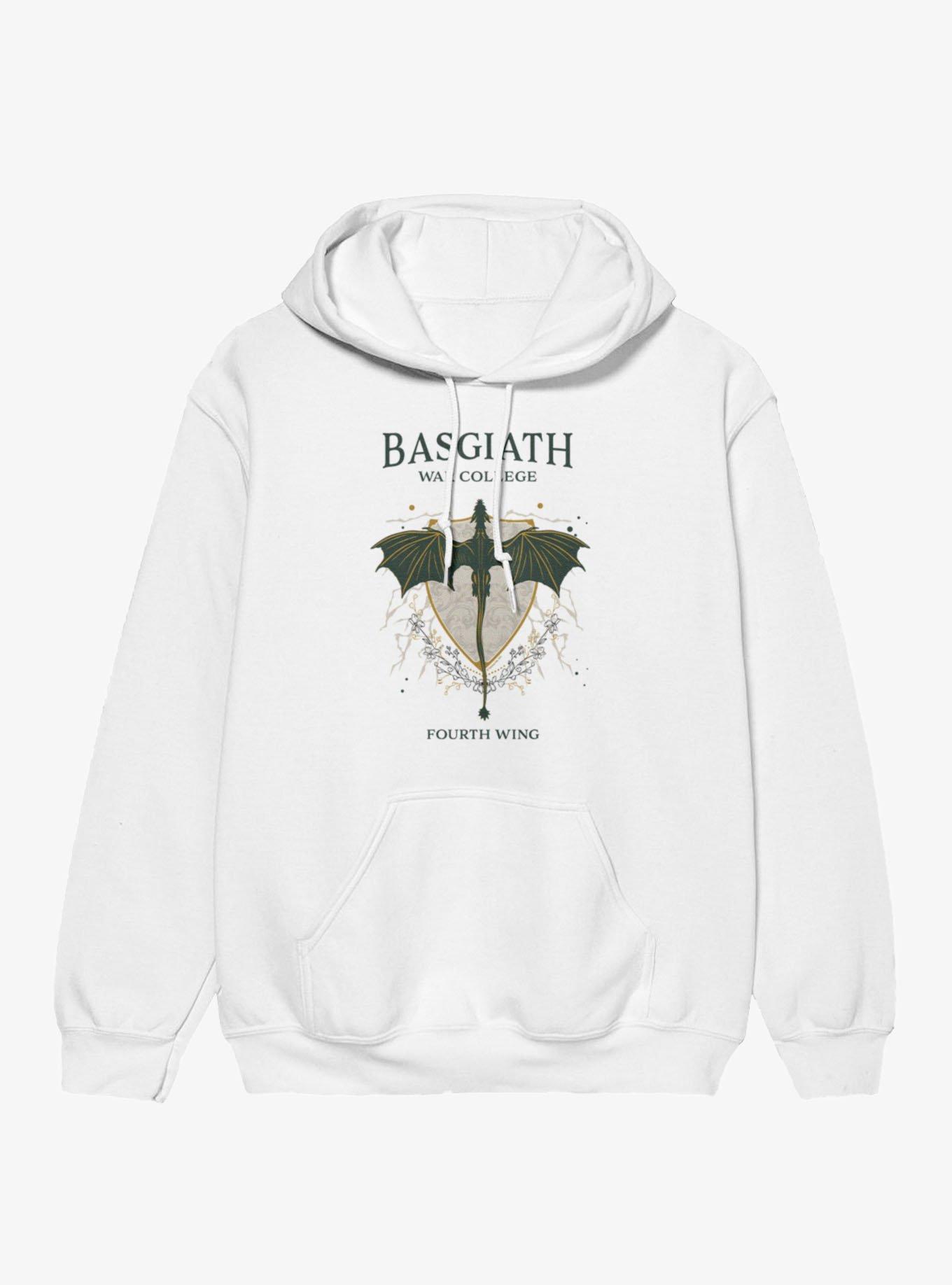 Fourth Wing The Empyrean Basgiath War College Retro Hoodie, , hi-res
