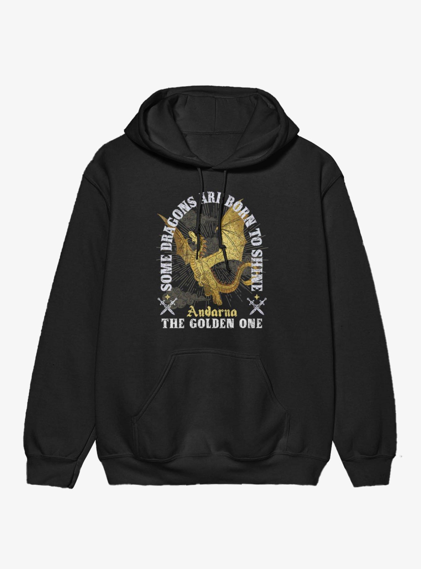 Fourth Wing The Empyrean Dragons Are Born To Shine Vintage Hoodie, , hi-res