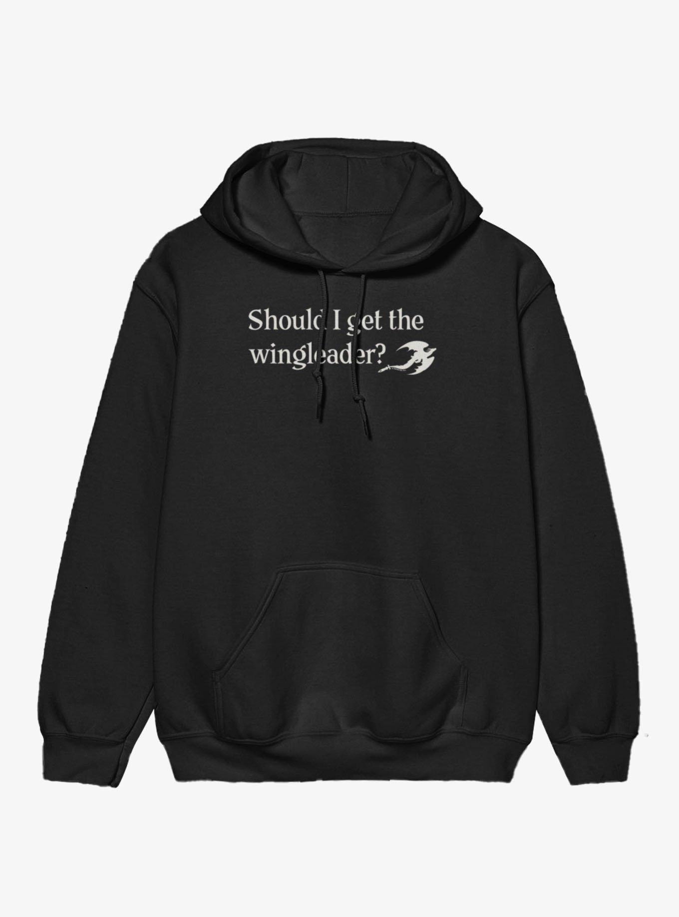 Fourth Wing The Empyrean Should I Get The Wingleader Quote Hoodie, , hi-res