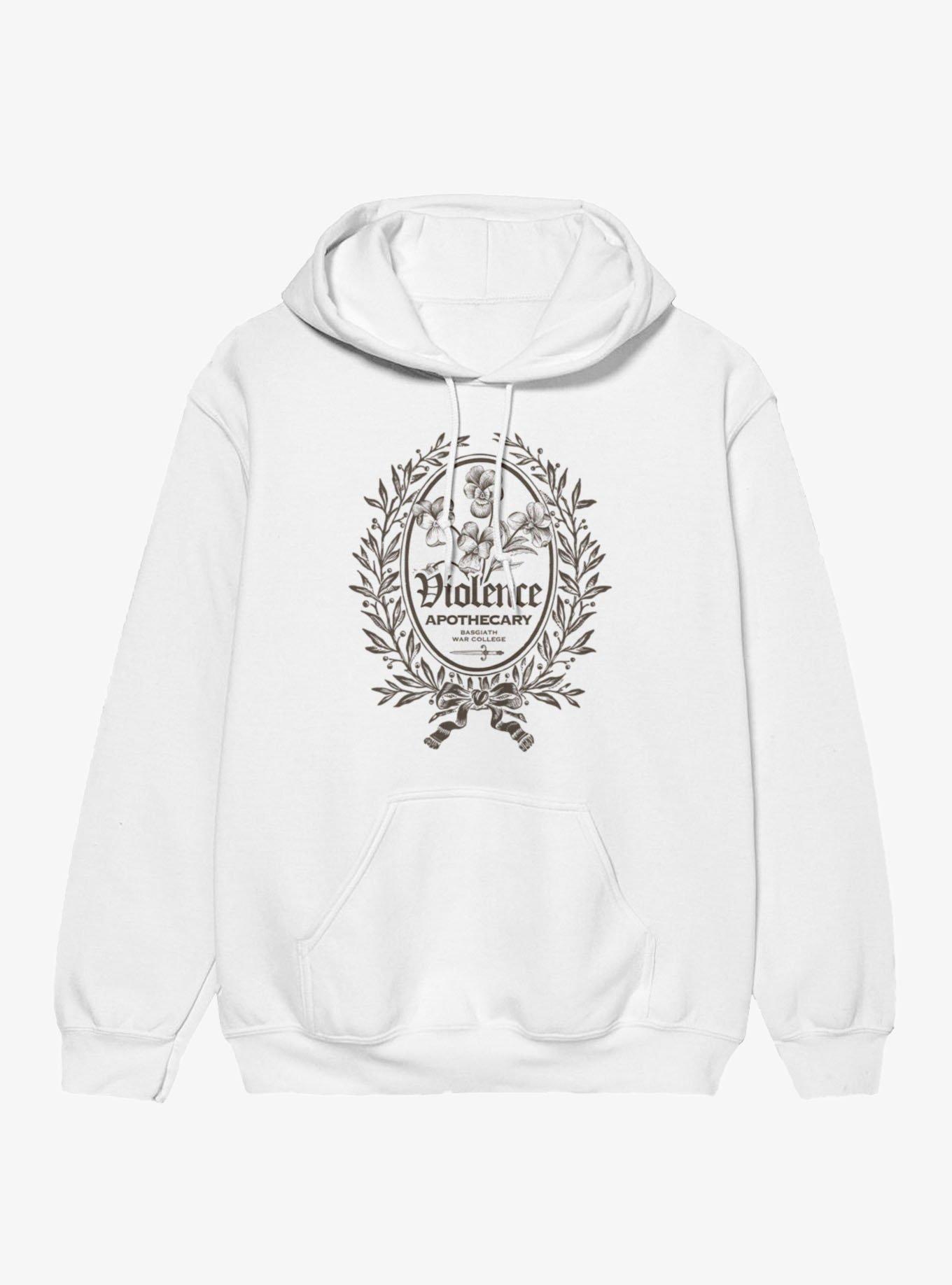 Fourth Wing The Empyrean Violence Apothecary Badge Hoodie, , hi-res