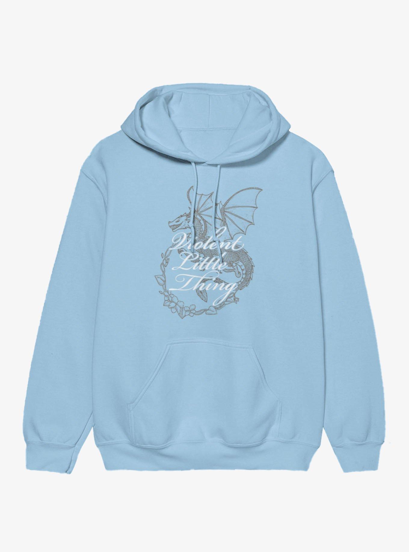 Fourth Wing The Empyrean Violent Little Thing Dragon Floral Hoodie, , hi-res