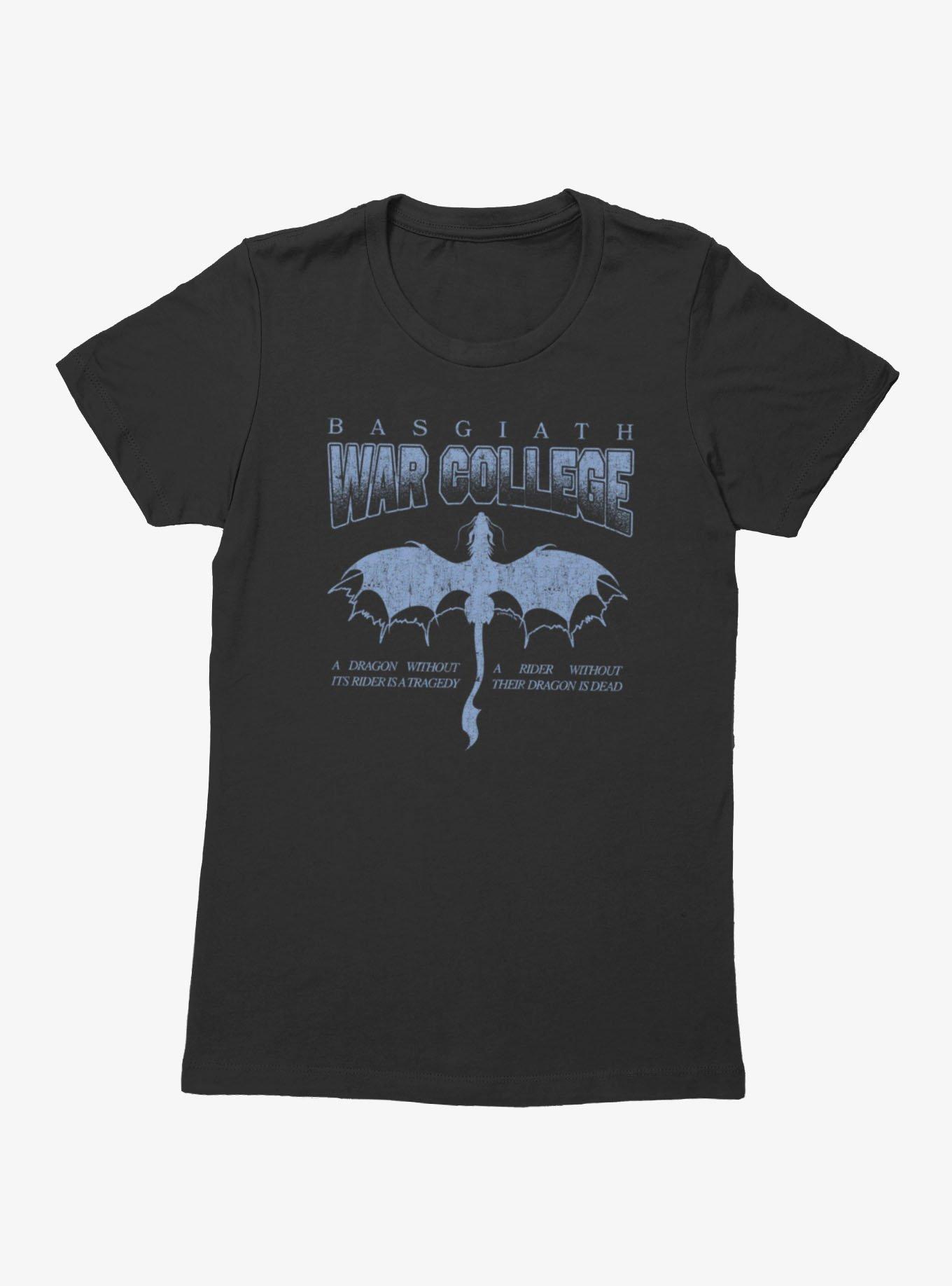 Fourth Wing The Empyrean Basgiath War College Distressed Womens T-Shirt