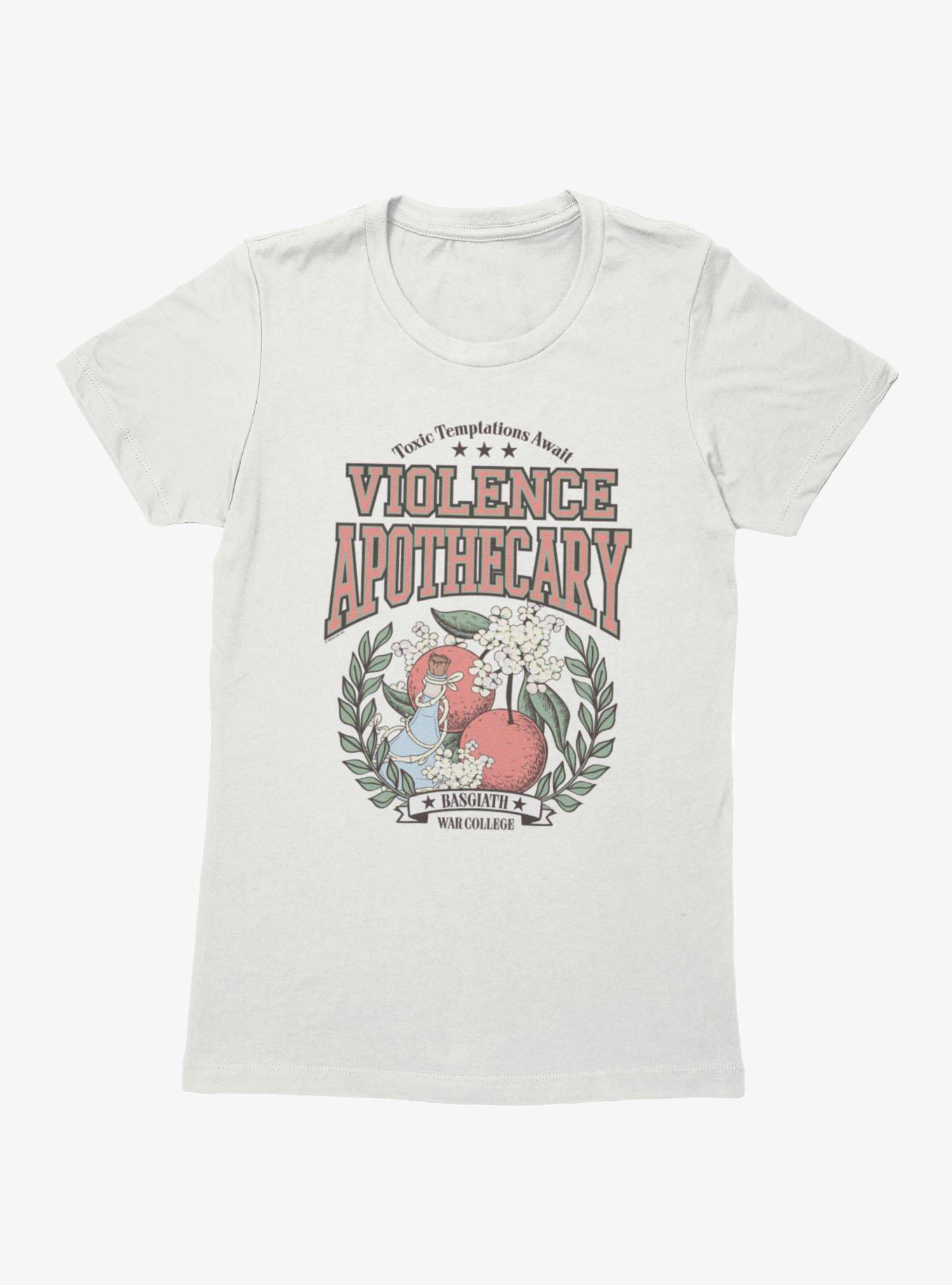 Fourth Wing The Empyrean Violence Apothecary Pastel Vintage Womens T-Shirt, , hi-res
