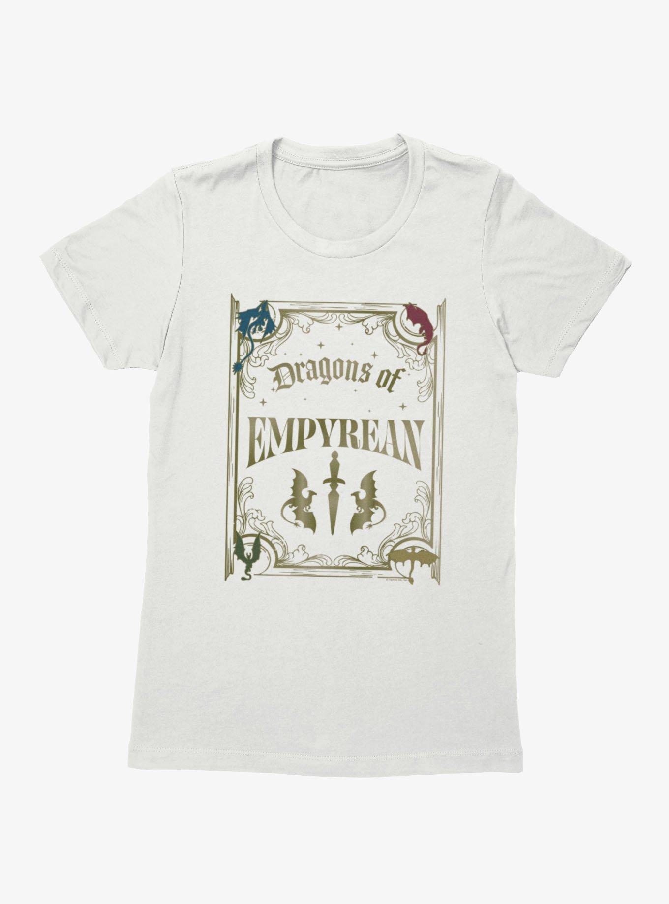Fourth Wing The Empyrean Dragons Gold Womens T-Shirt, , hi-res