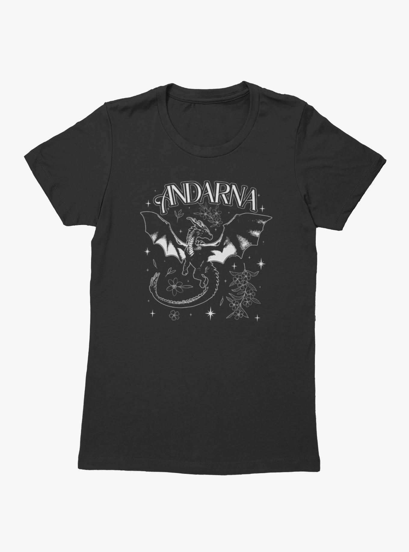 Fourth Wing The Empyrean Andarna Aesthetic Outlined Womens T-Shirt, , hi-res