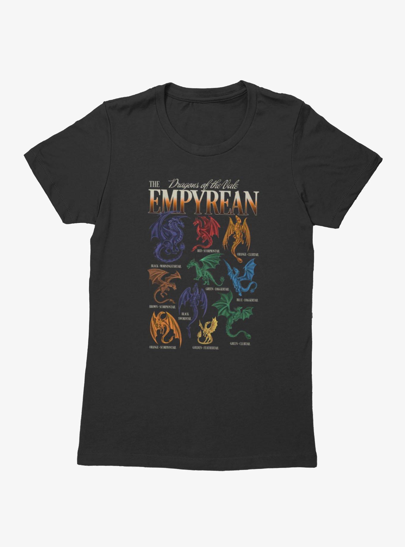 Fourth Wing The Empyrean Dragons Of Vale Retro Womens T-Shirt, , hi-res