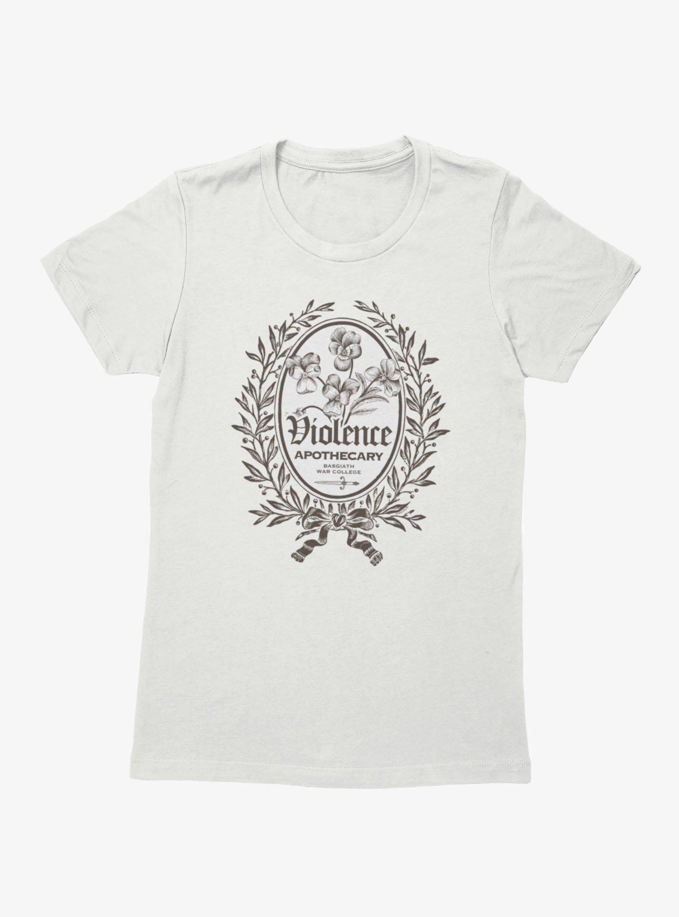 Fourth Wing The Empyrean Violence Apothecary Badge Womens T-Shirt, , hi-res