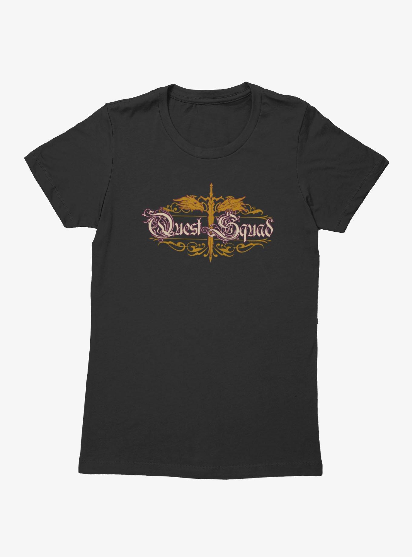 Fourth Wing The Empyrean Quest Squad Sword Dragon Womens T-Shirt, , hi-res