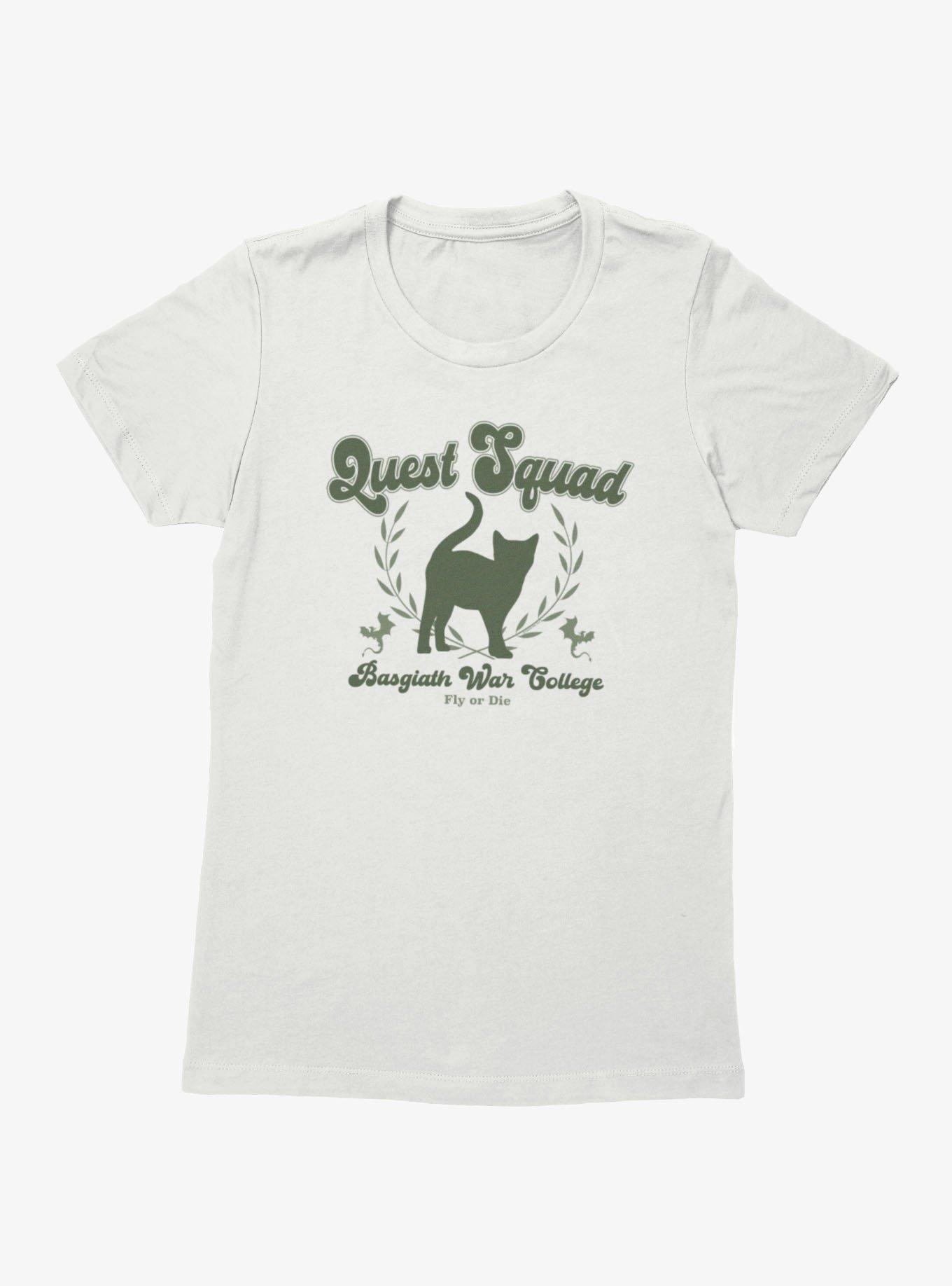 Fourth Wing The Empyrean Quest Squad Basgiath Green Womens T-Shirt, , hi-res
