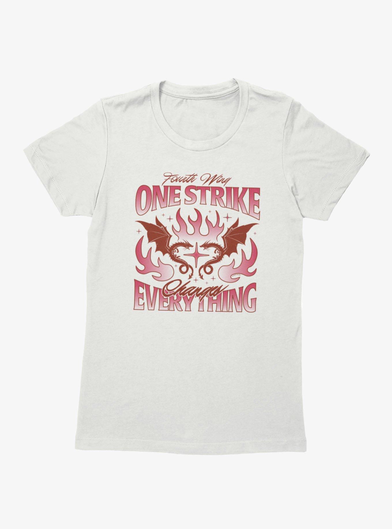Fourth Wing The Empyrean One Strike Changes Everything Womens T-Shirt, , hi-res