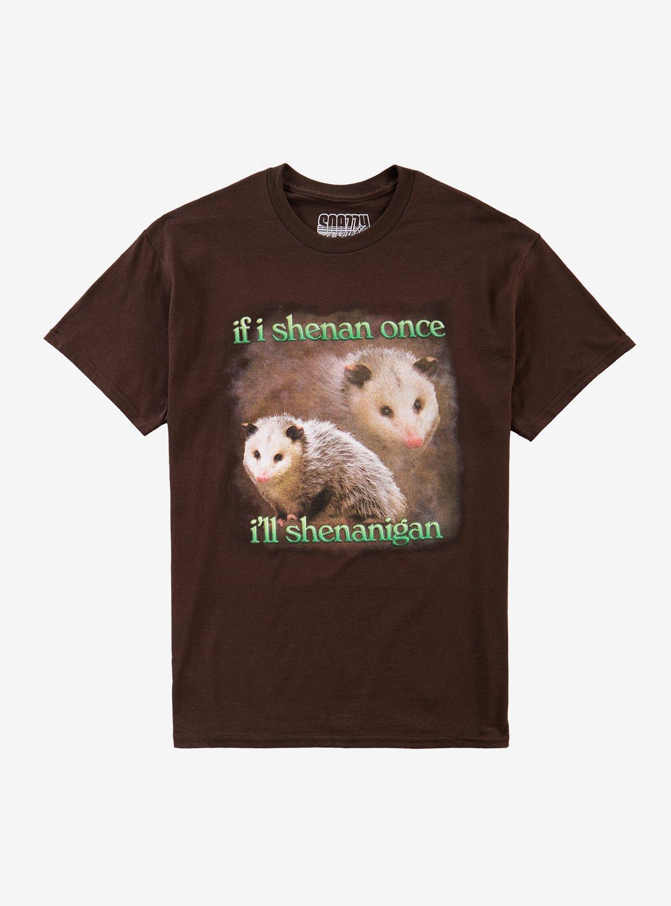 Shenanigan Possum T-Shirt By Snazzy Seagull