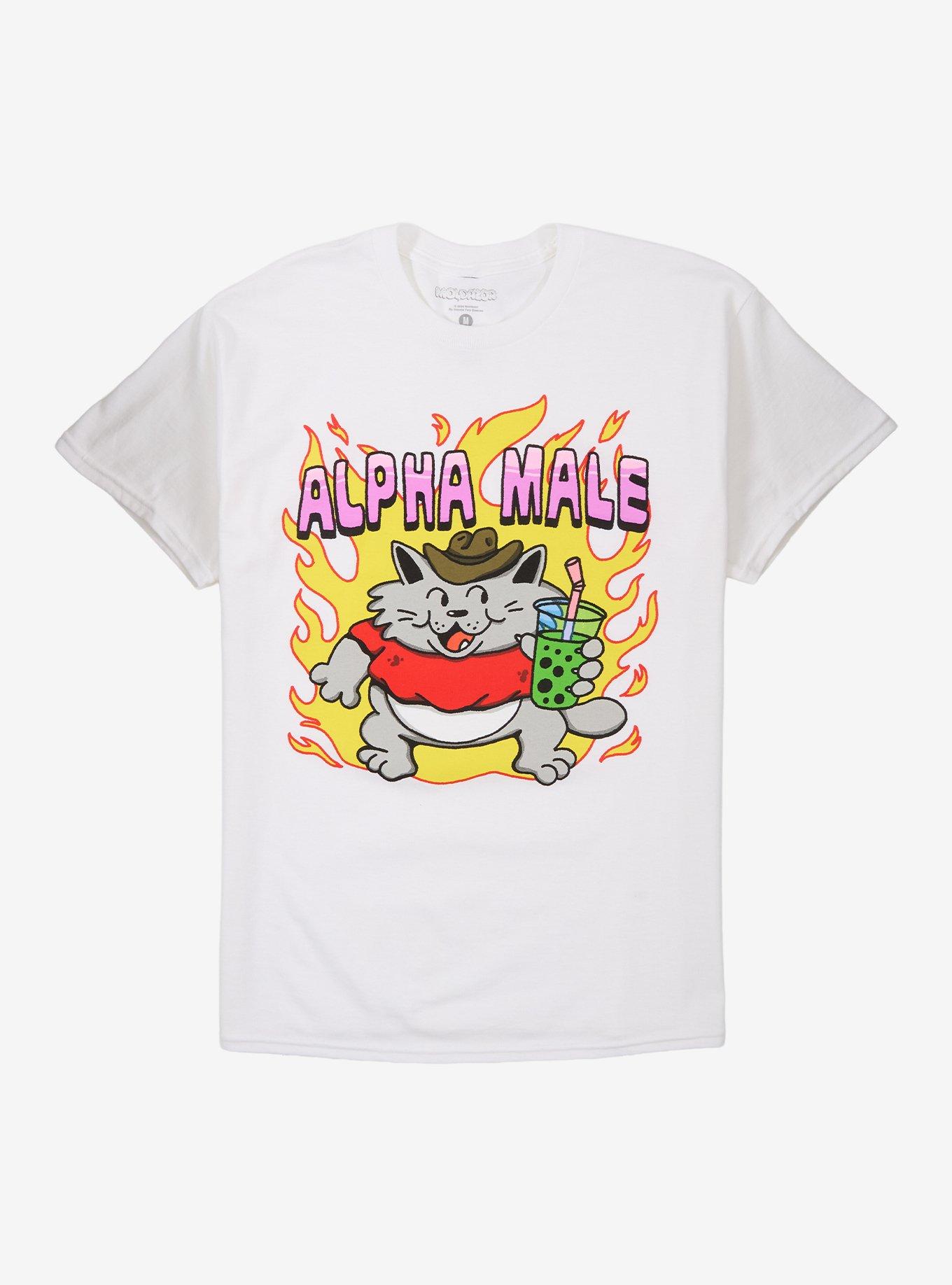 Alpha Male Cat T-Shirt By Moldazer
