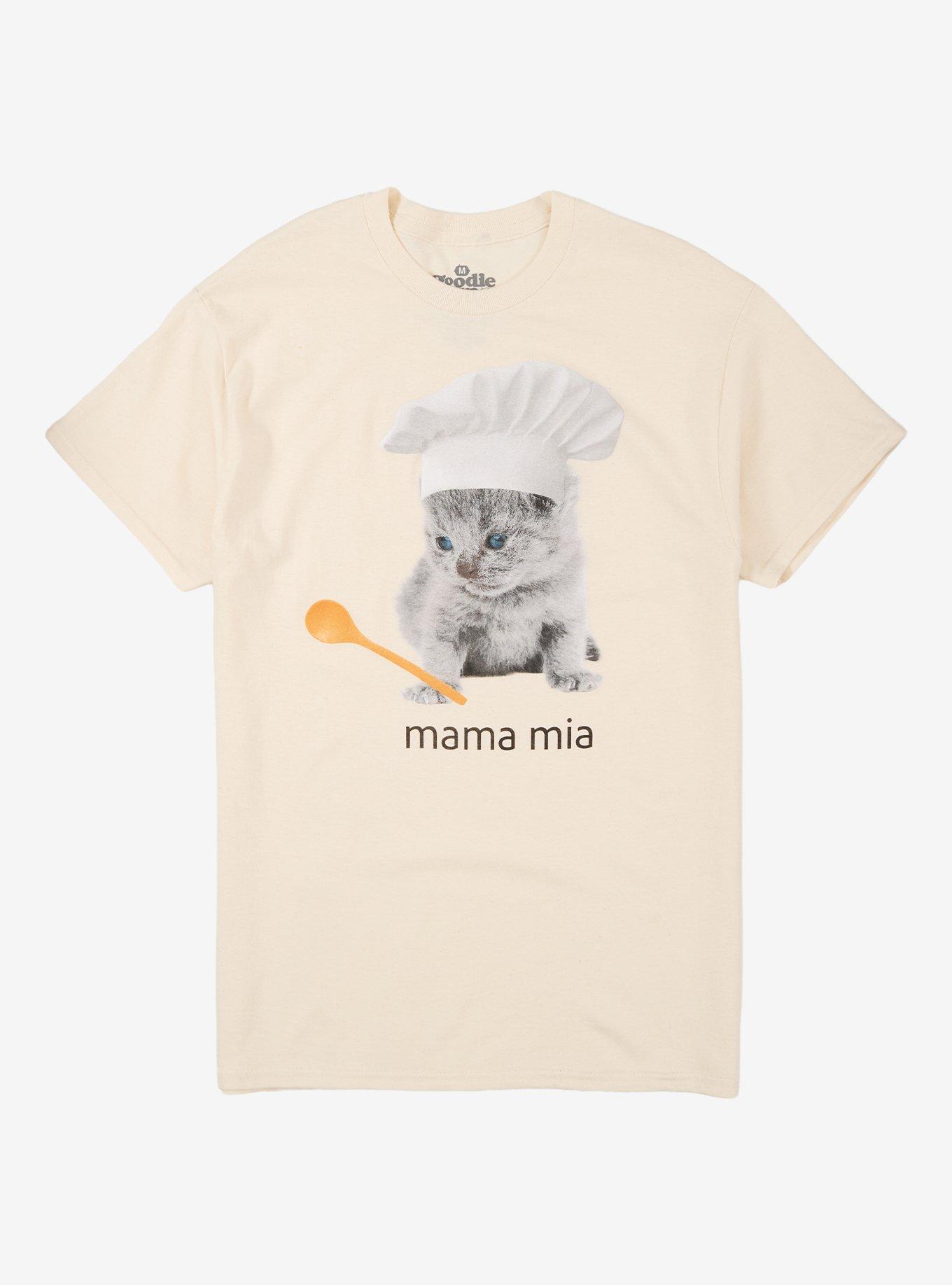 Mama Mia Cat T-Shirt By Goodie Two Sleeves