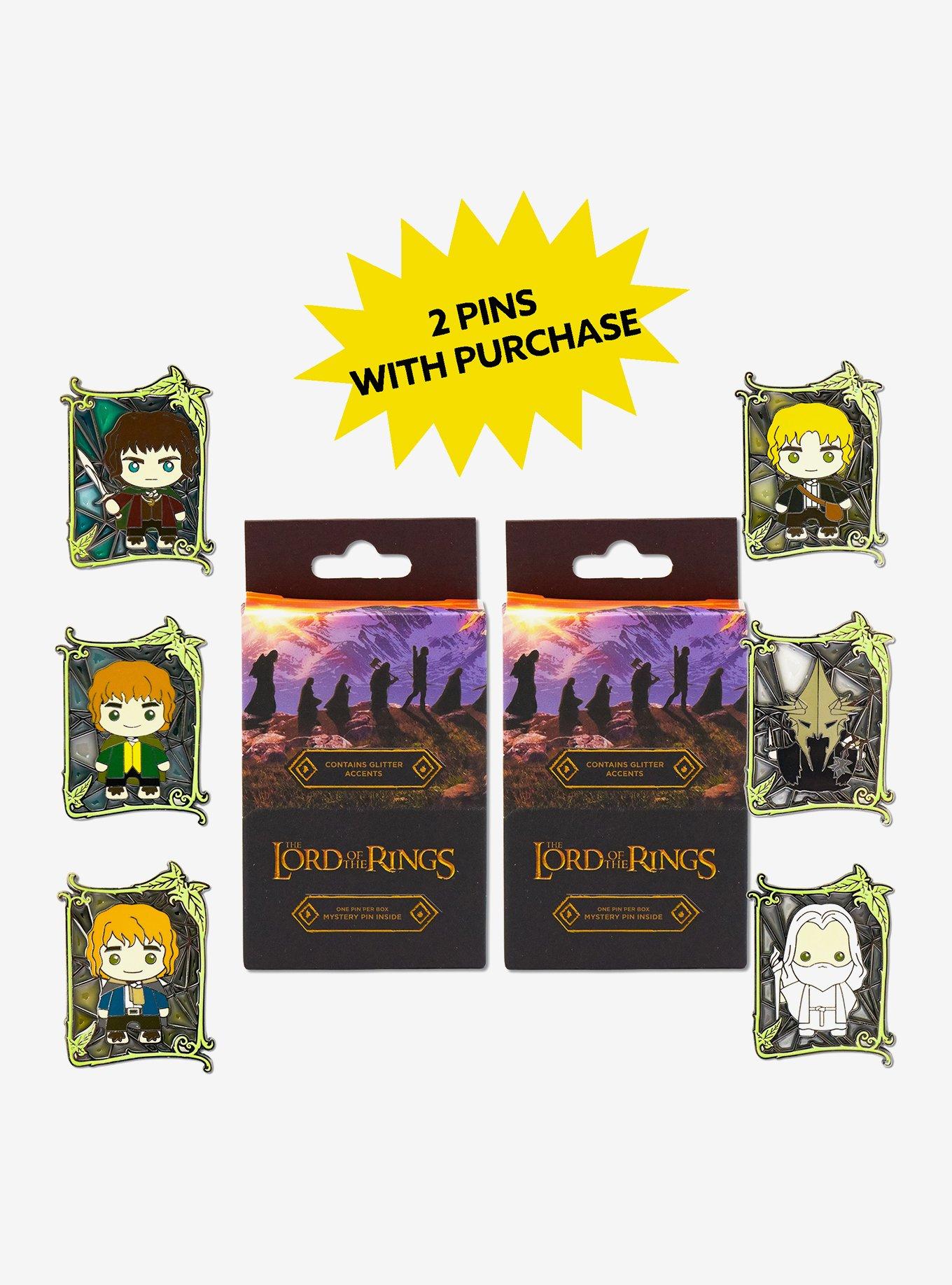 The Lord of the Rings Stained Glass Mystery Enamel Pin Blind Box Series 2 Pack, , hi-res