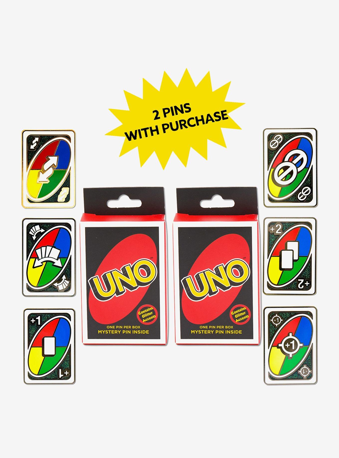 UNO Wild Action Cards Mystery Enamel Pin Blind Box Series 2 Pack, , hi-res view 1