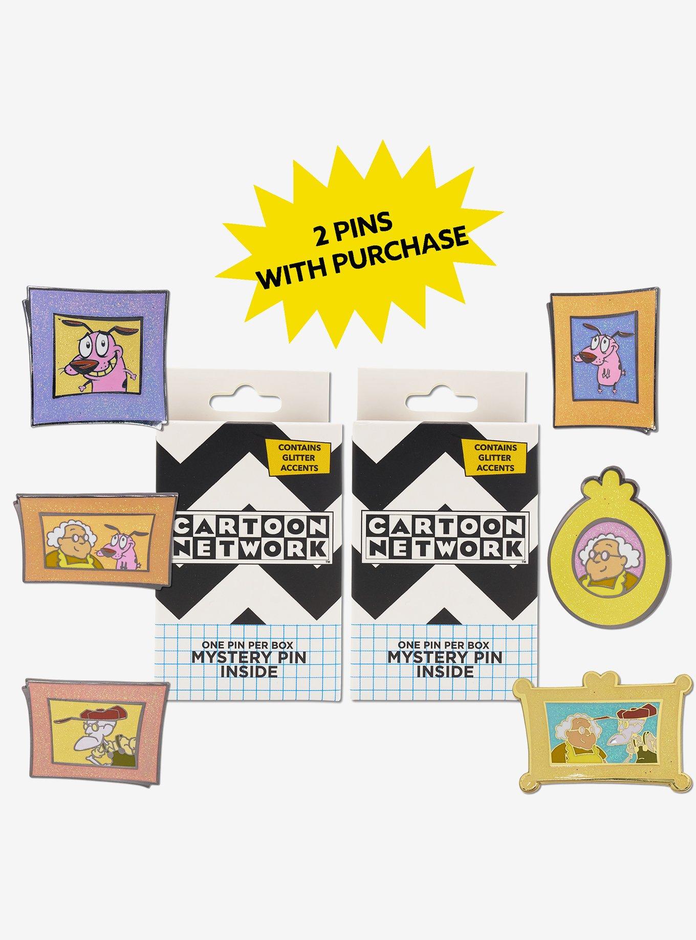 Courage the Cowardly Dog Mystery Enamel Pin Blind Box Portrait Series 2 Pack, , hi-res view 1