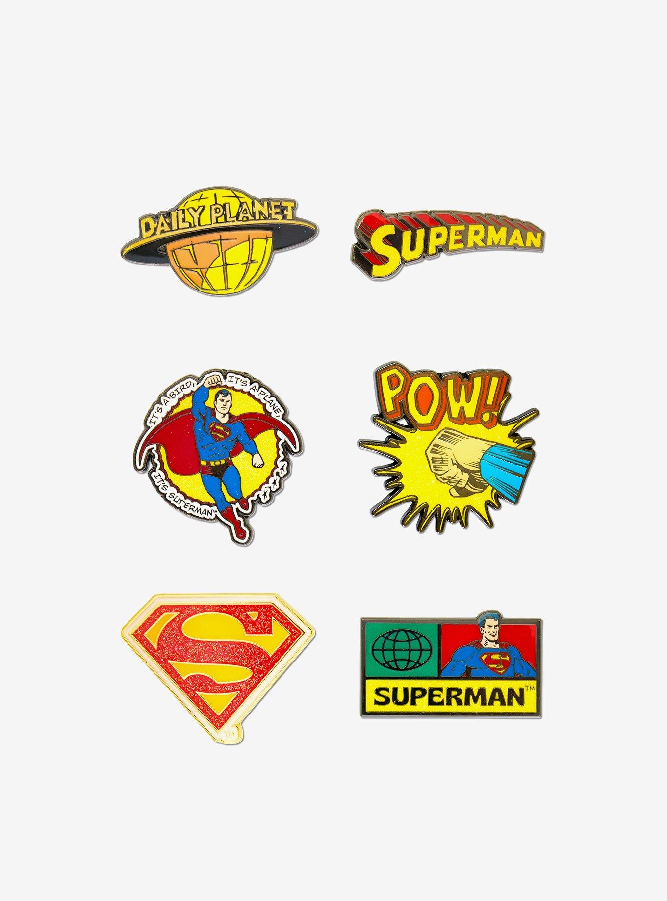 DC Comics Superman Mystery Enamel Pin Blind Box Series