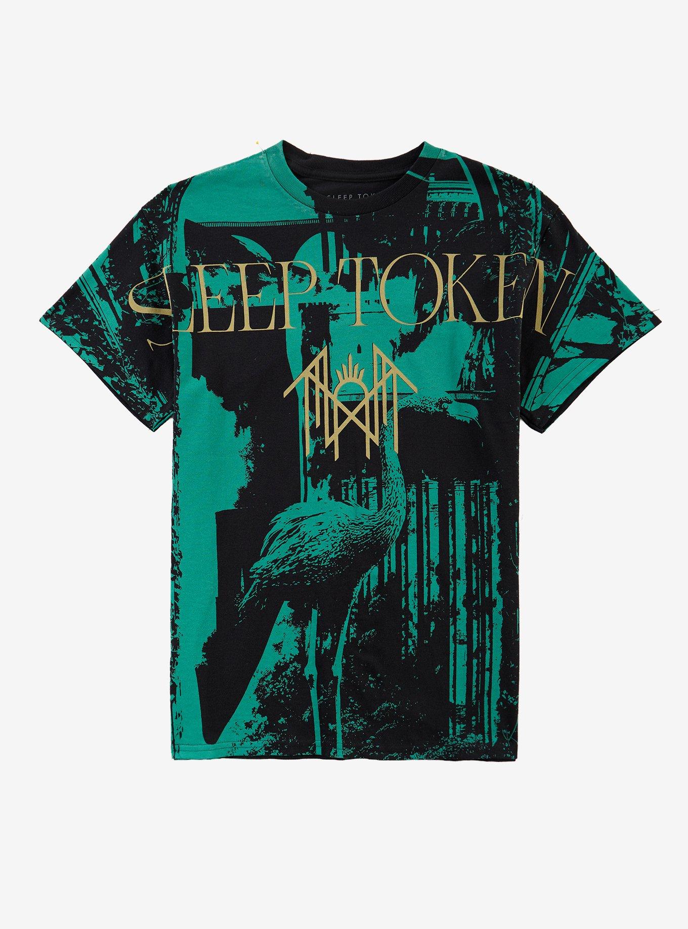 Sleep Token Green Flamingo T-Shirt