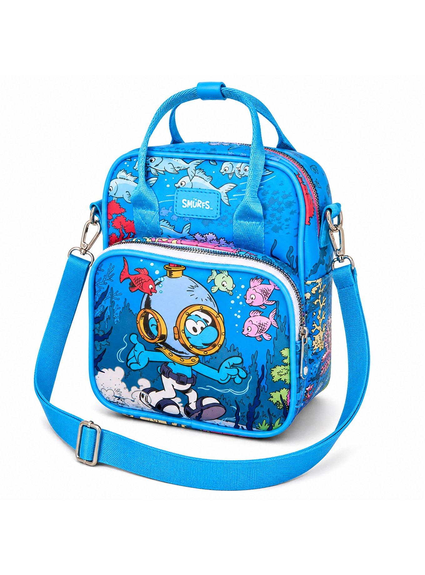 The Smurfs Diver Smurf Under Water Scene Crossbody Bag, , hi-res