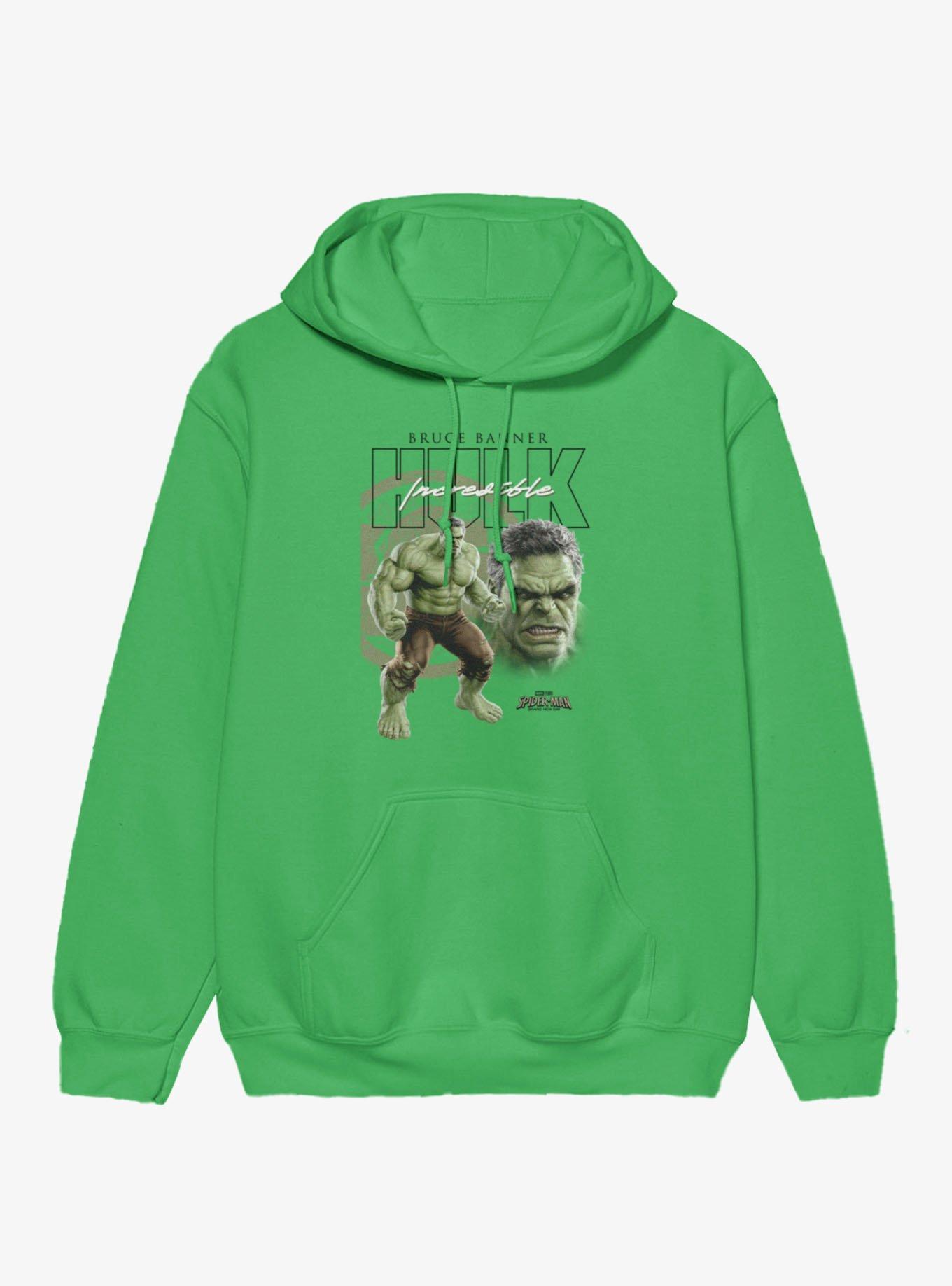 Marvel Spider-Man Brand New Day Bruce Banner Hulk Angry Close Up Icon Hoodie, , hi-res