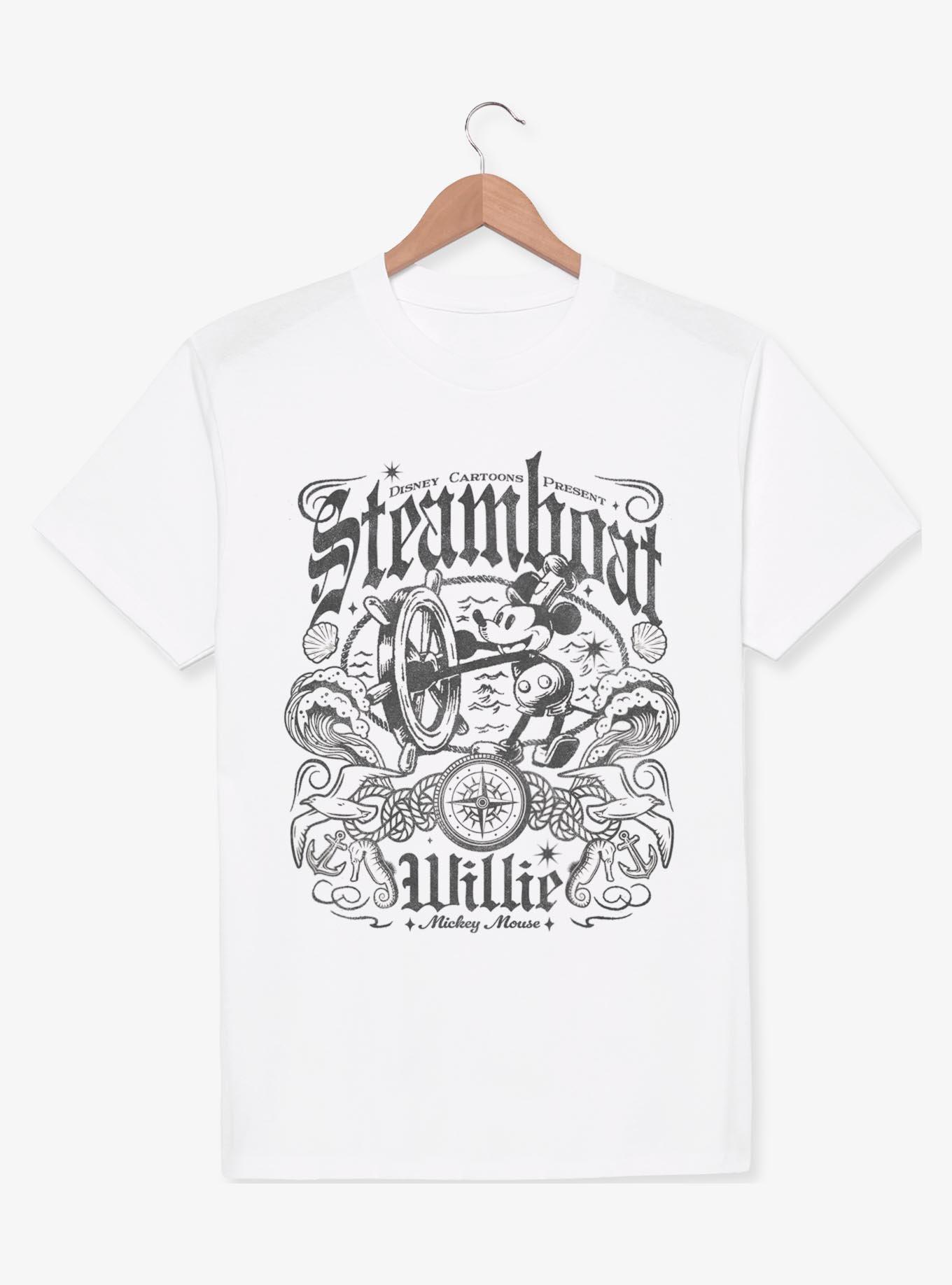 Disney Steamboat Willie Mickey Mouse T-Shirt BoxLunch Exclusive, , hi-res
