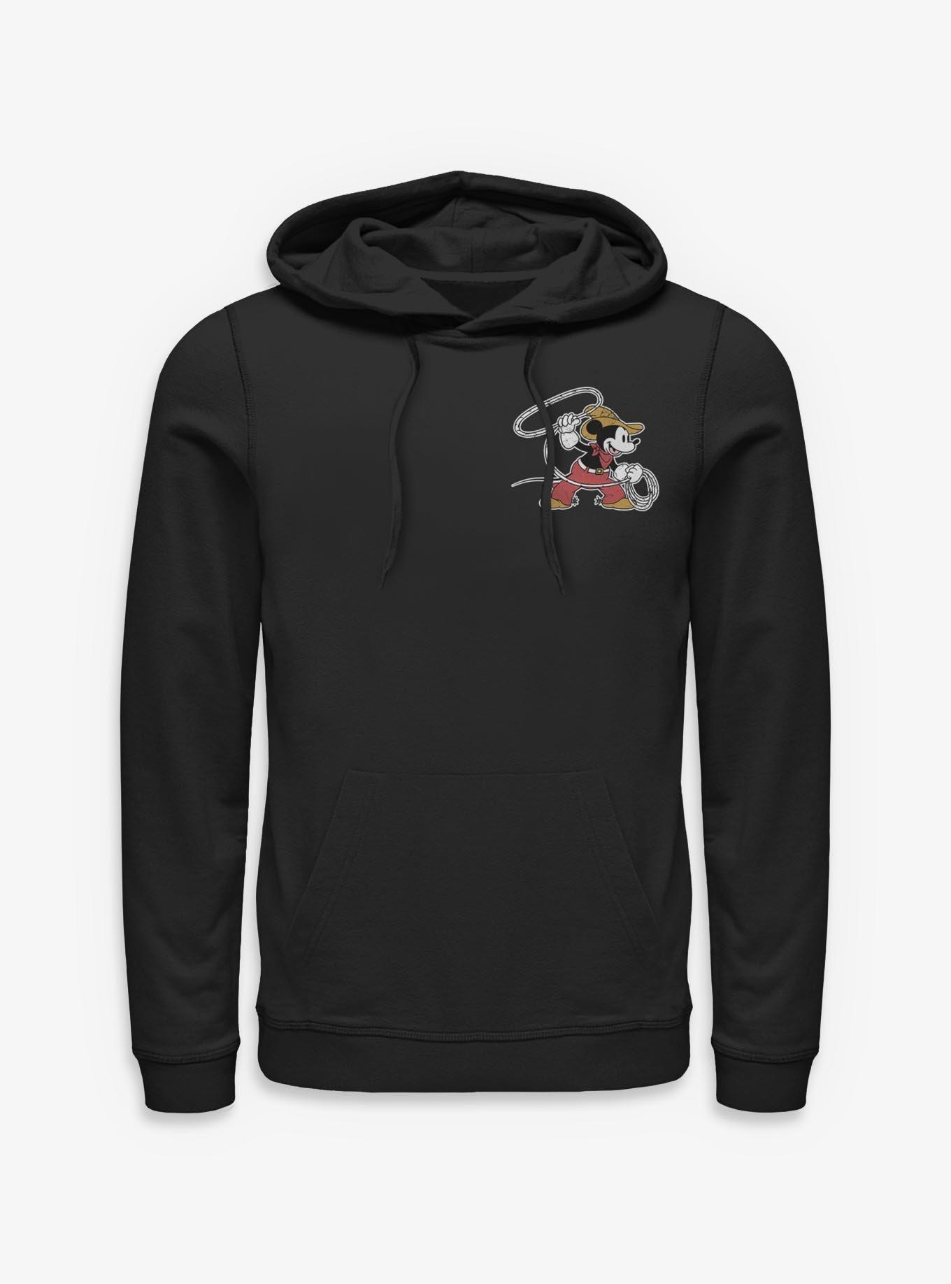 Disney Mickey Mouse Western Cowboy Lasso Rope Hoodie BoxLunch Exclusive, , hi-res