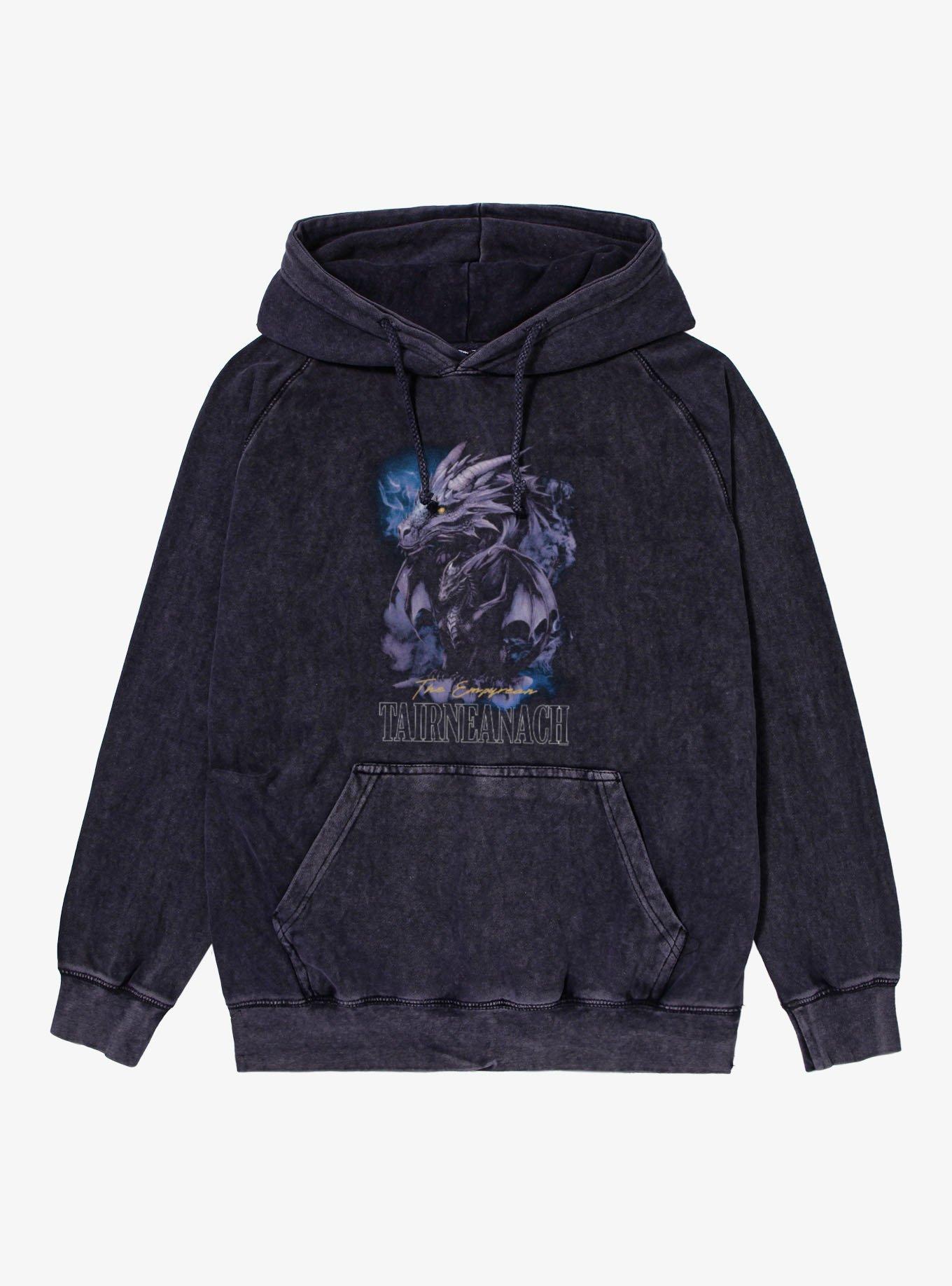 Fourth Wing The Empyrean Tairneanach Dragon Breath Mineral Wash Hoodie, , hi-res