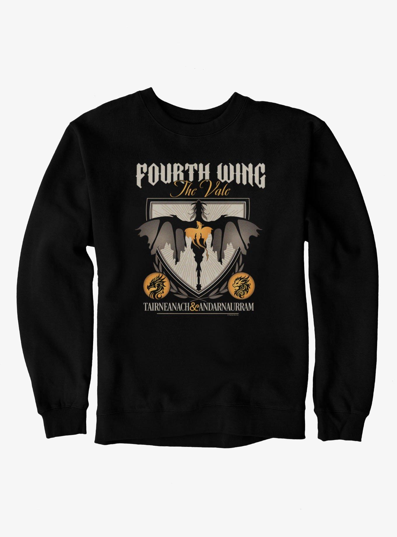 Fourth Wing The Empyrean The Vale Dragon Crest Sweatshirt, , hi-res