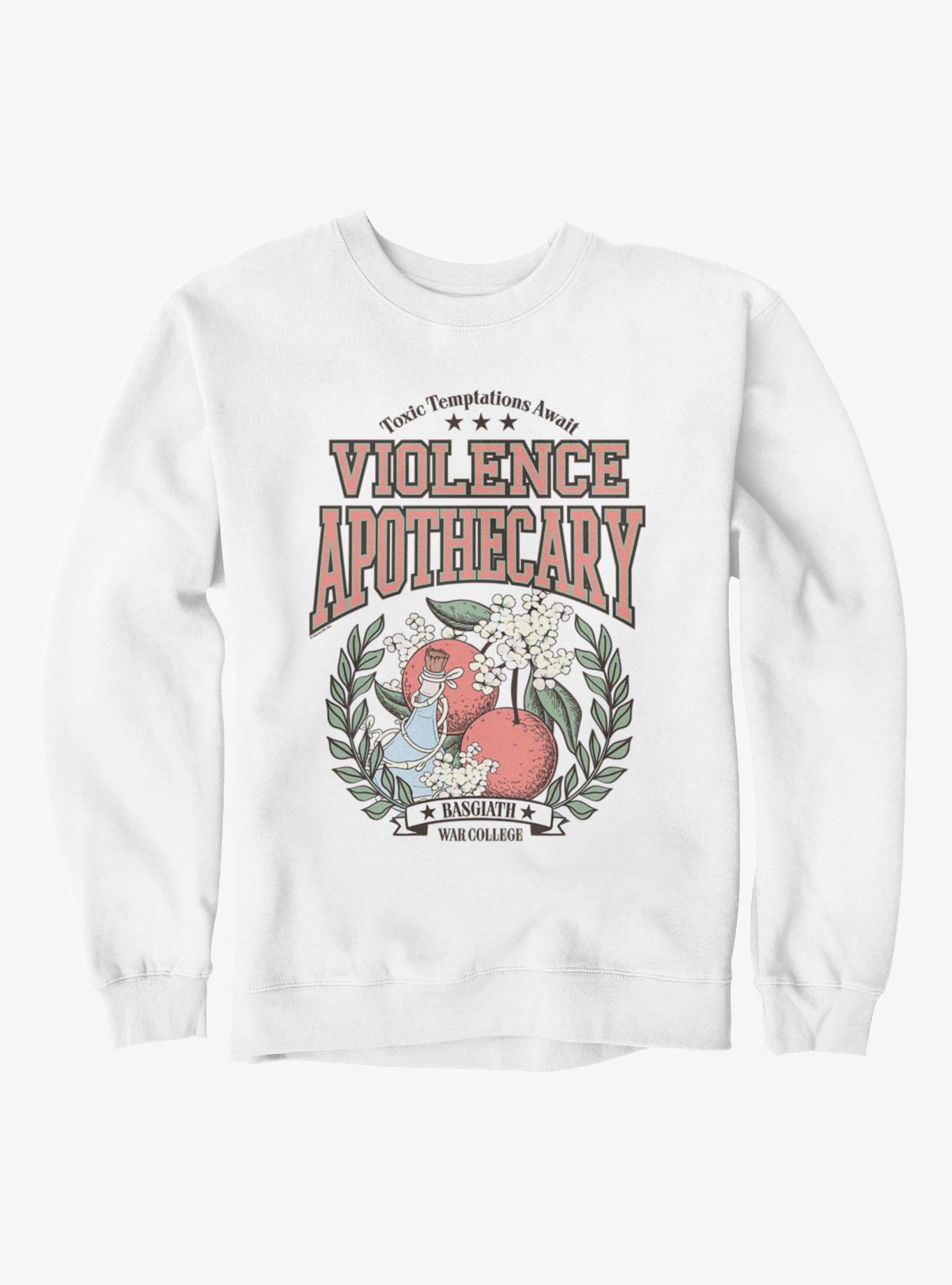Fourth Wing The Empyrean Violence Apothecary Pastel Vintage Sweatshirt, , hi-res