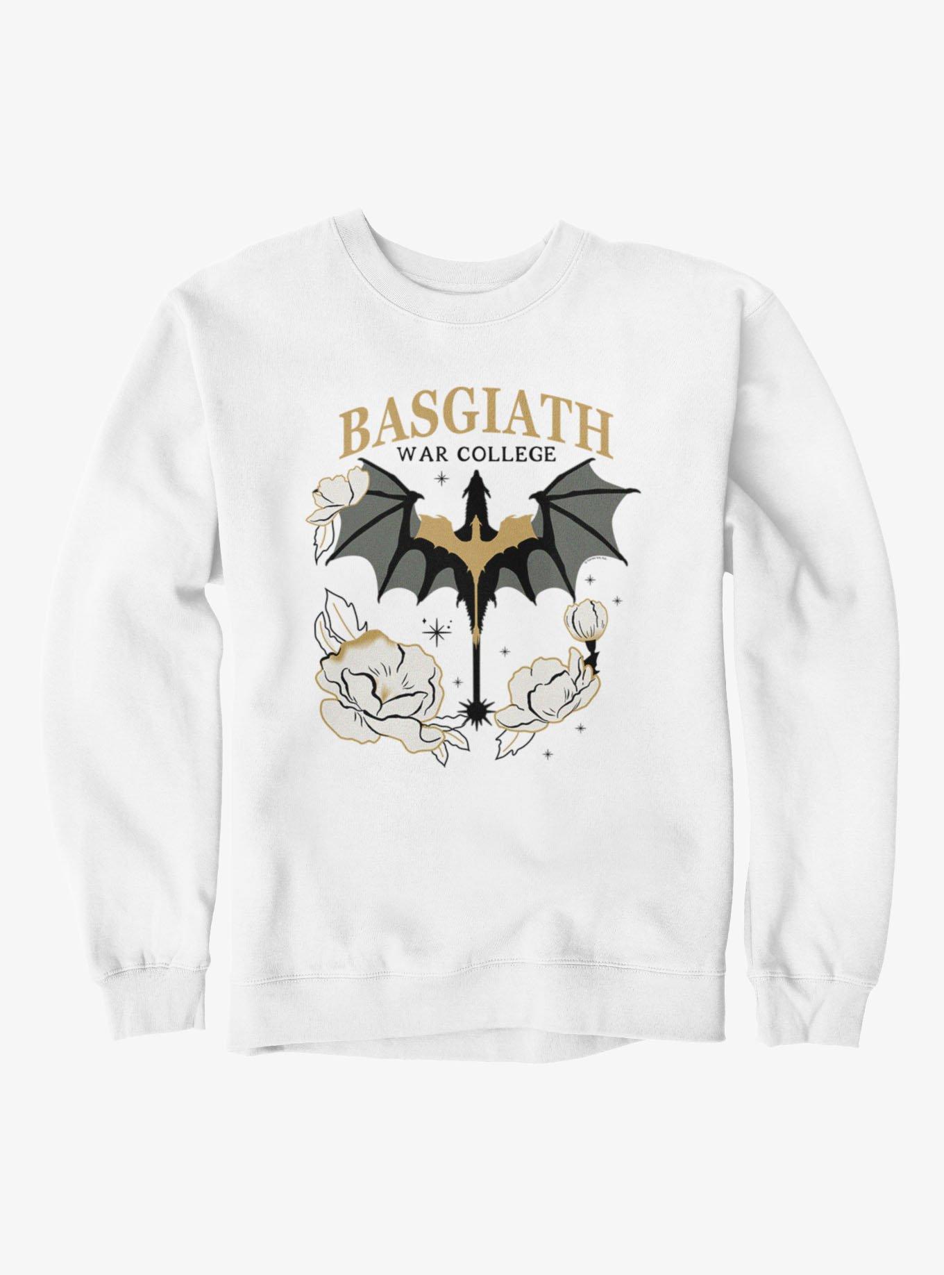 Fourth Wing The Empyrean Basgiath War Yellow Retro Sweatshirt, , hi-res