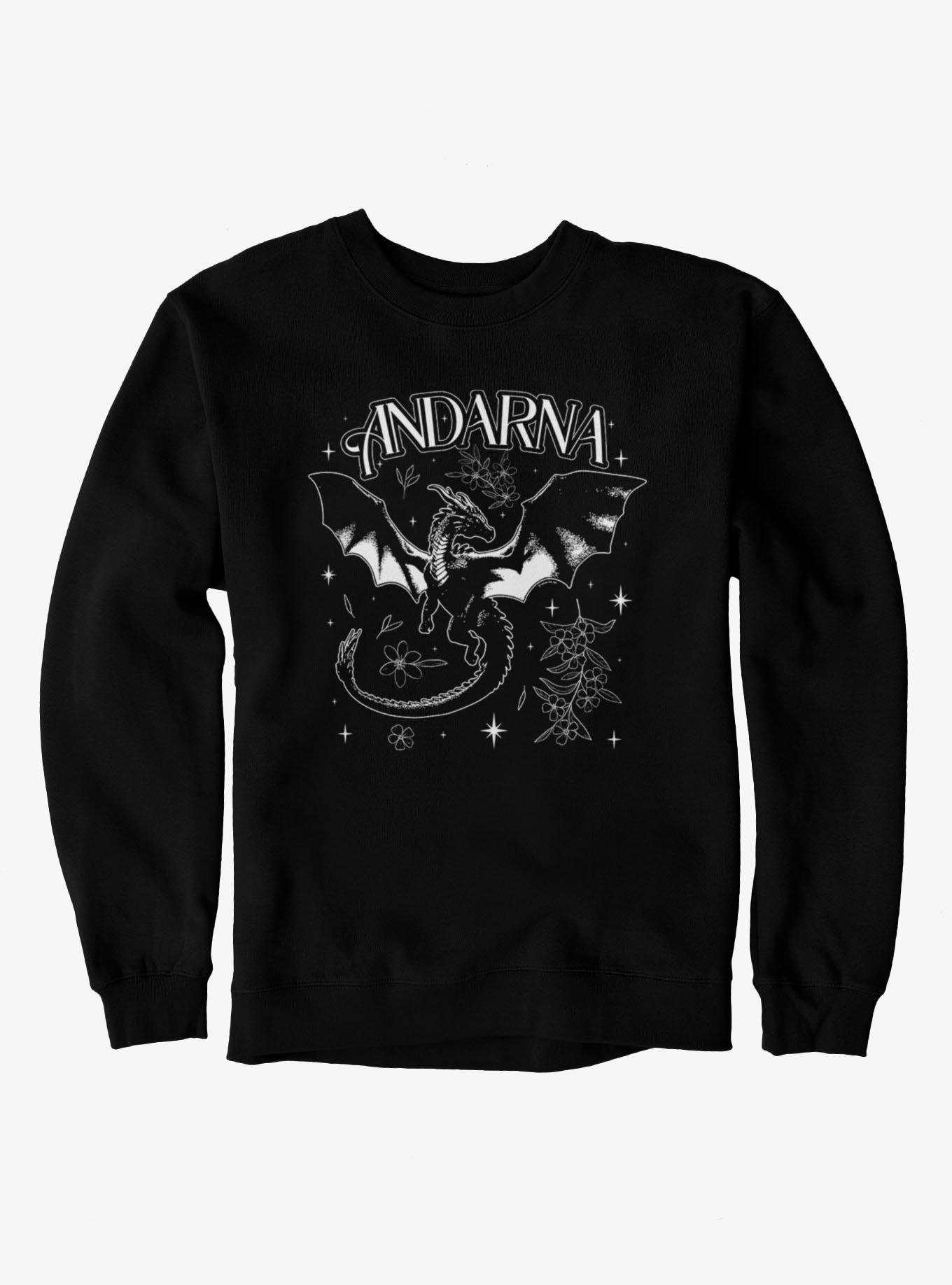 Fourth Wing The Empyrean Andarna Aesthetic Outlined Sweatshirt, , hi-res