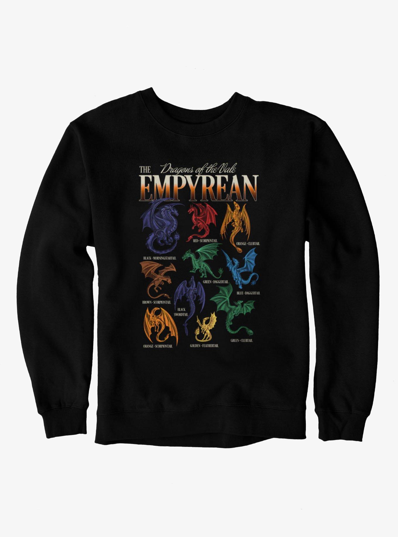 Fourth Wing The Empyrean Dragons Of Vale Retro Sweatshirt, , hi-res