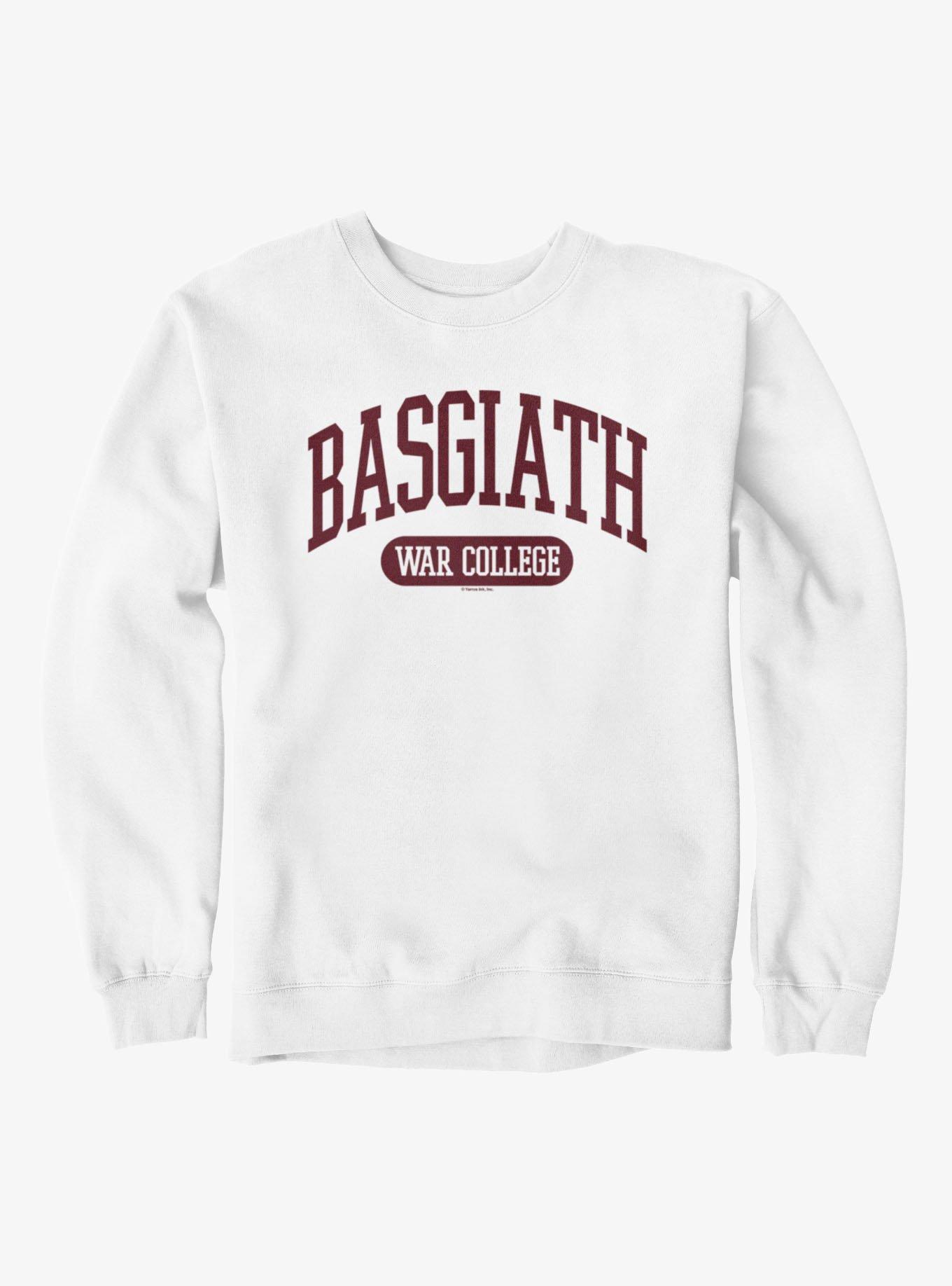 Fourth Wing The Empyrean Basgiath War College Varsity Red Sweatshirt, , hi-res
