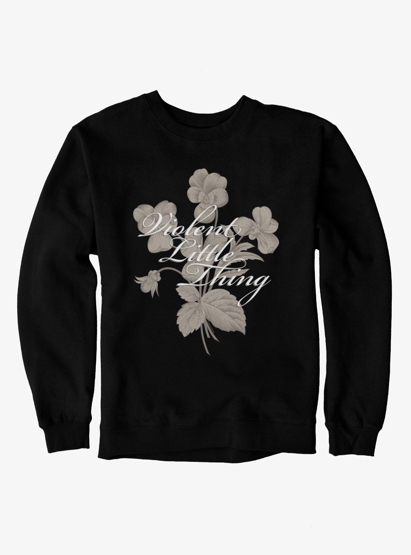 Fourth Wing The Empyrean Violent Little Thing Floral Vintage Sweatshirt, , hi-res